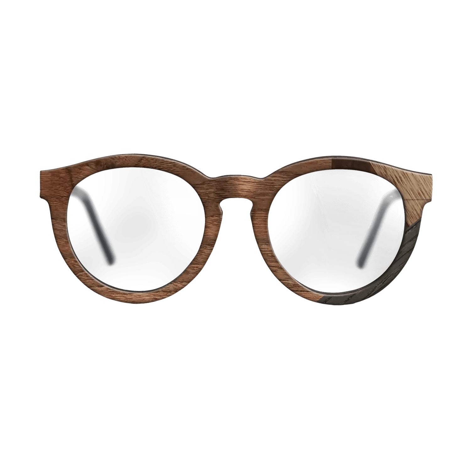 Walnut Claro Light,Fumed Oak,Walnut Burl,Ziricote Light Quartered: Mosaic - The Rebel - Round - 1908 - SIRIS wood optic