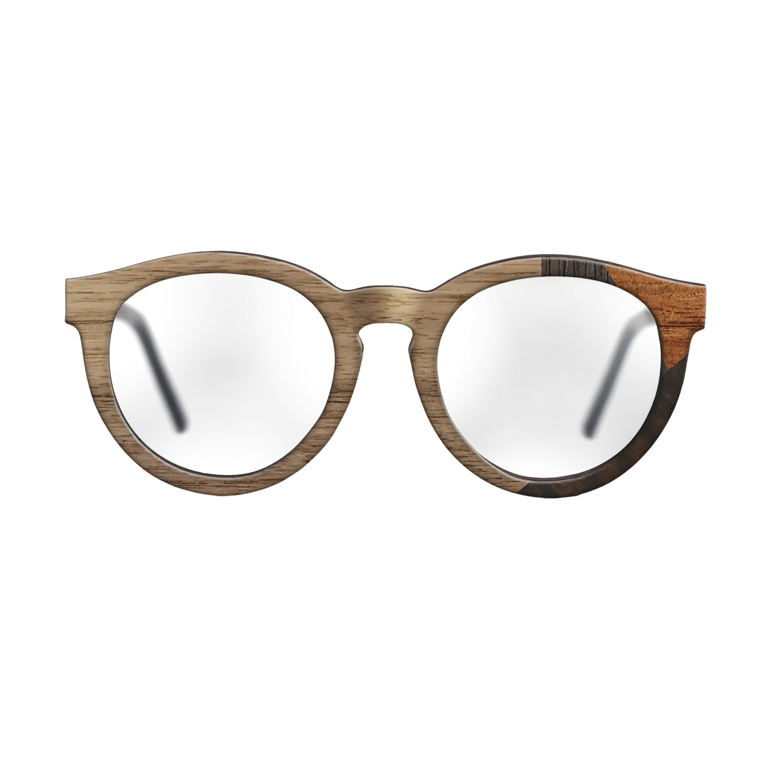 Walnut: Straight Grain,Fumed Oak,Koa,Fumed Eucalyptus: Mosaic - The Rebel - Round - 2030 - SIRIS wood optic