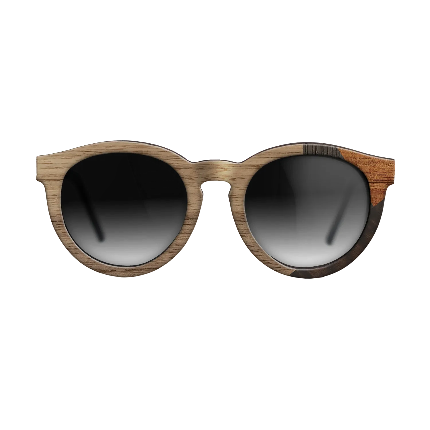 Walnut: Straight Grain,Fumed Oak,Koa,Fumed Eucalyptus: Mosaic - The Rebel - Round - 2030 - SIRIS wood optic