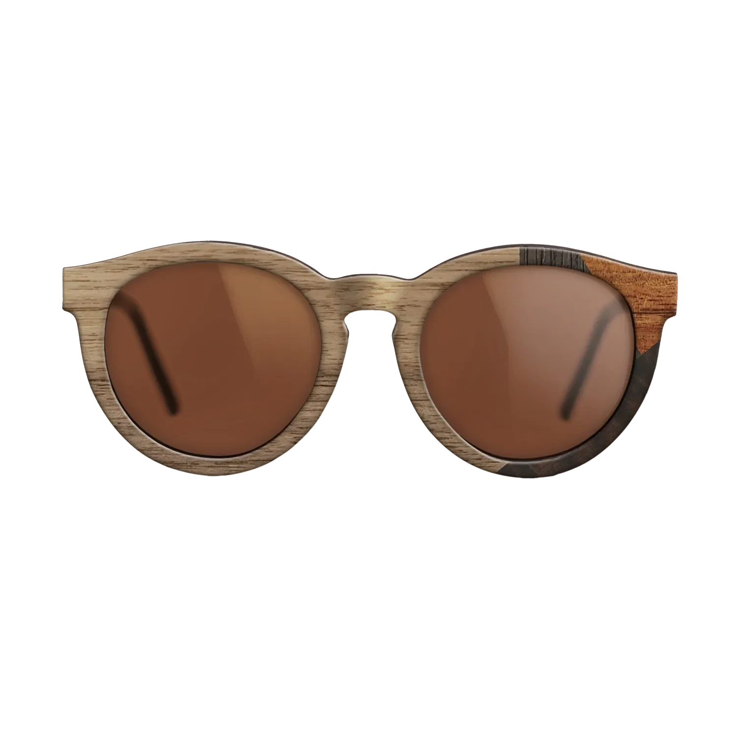 Walnut: Straight Grain,Fumed Oak,Koa,Fumed Eucalyptus: Mosaic - The Rebel - Round - 2030 - SIRIS wood optic