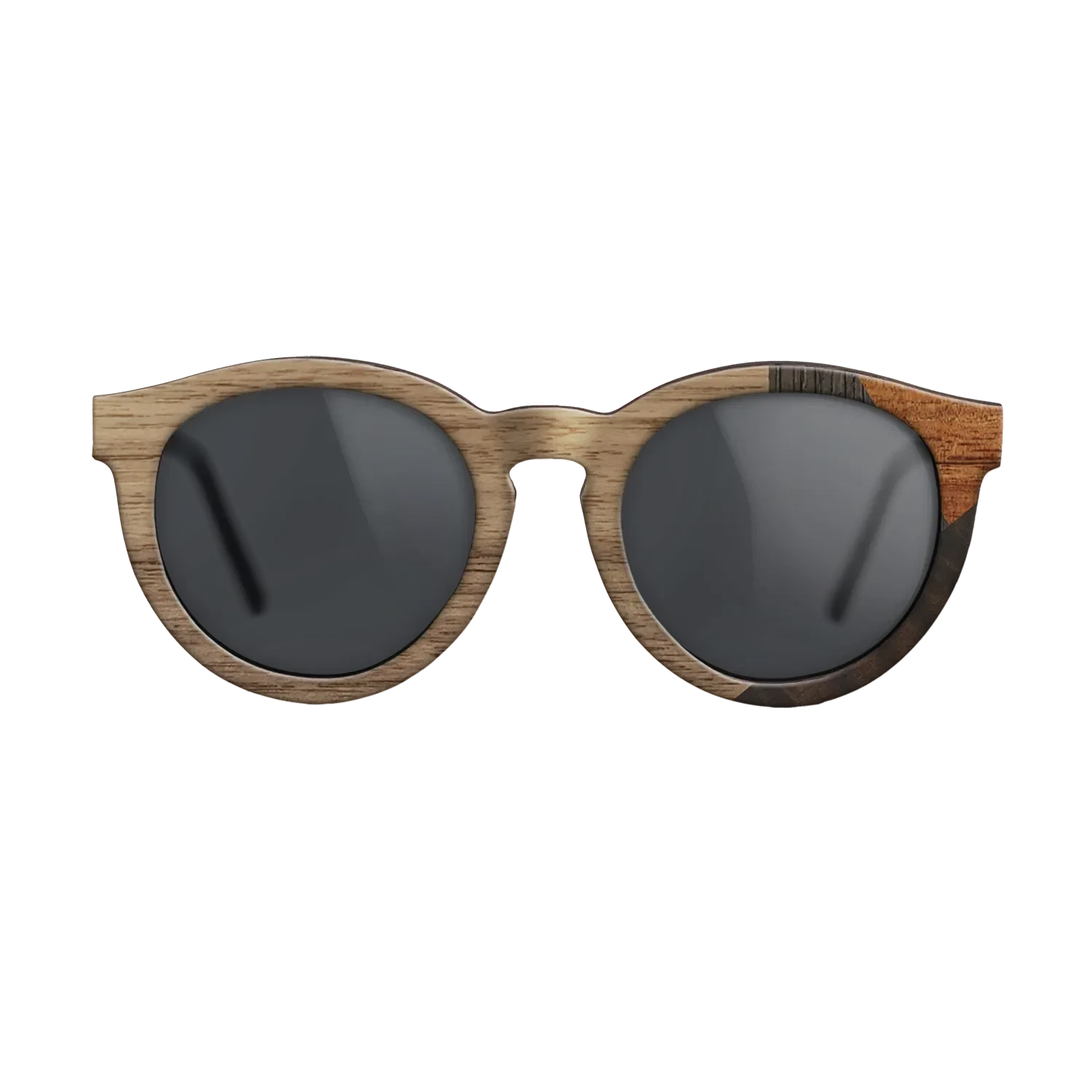 Walnut: Straight Grain,Fumed Oak,Koa,Fumed Eucalyptus: Mosaic - The Rebel - Round - 2030 - SIRIS wood optic