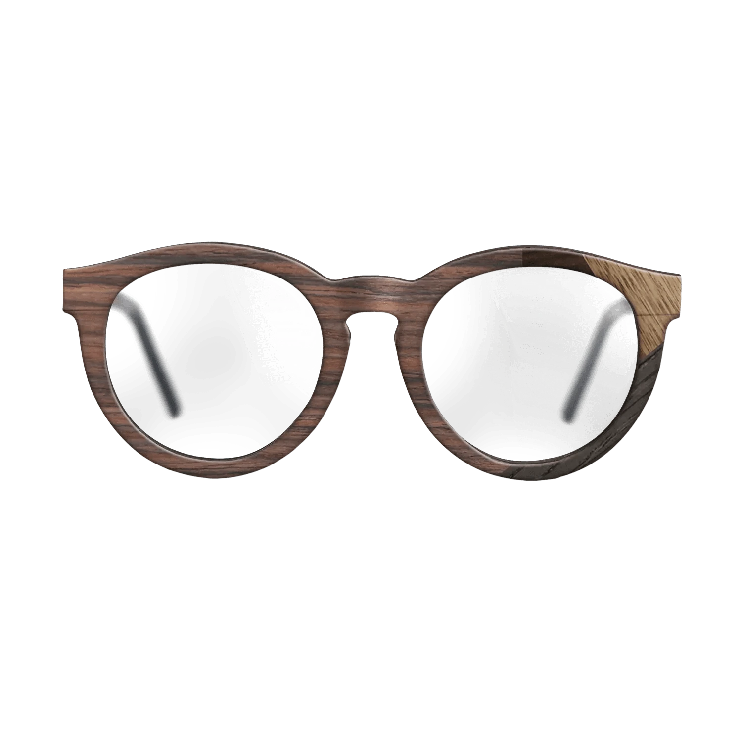 Rosewood Reconstituted,Walnut: Straight Grain,Fumed Oak,Ziricote Dark Quartered: Mosaic - The Rebel - Round - 1499 - SIRIS wood optic