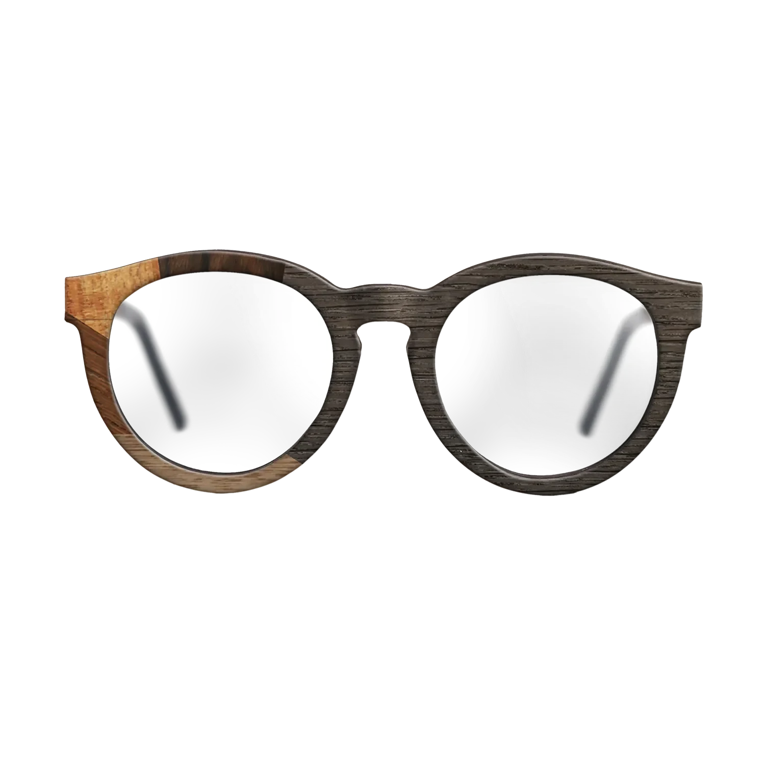 Walnut: Straight Grain,Ziricote Dark Quartered,Koa,Wenge,Fumed Oak: Mosaic - The Rebel - Round - 1841 - SIRIS wood optic