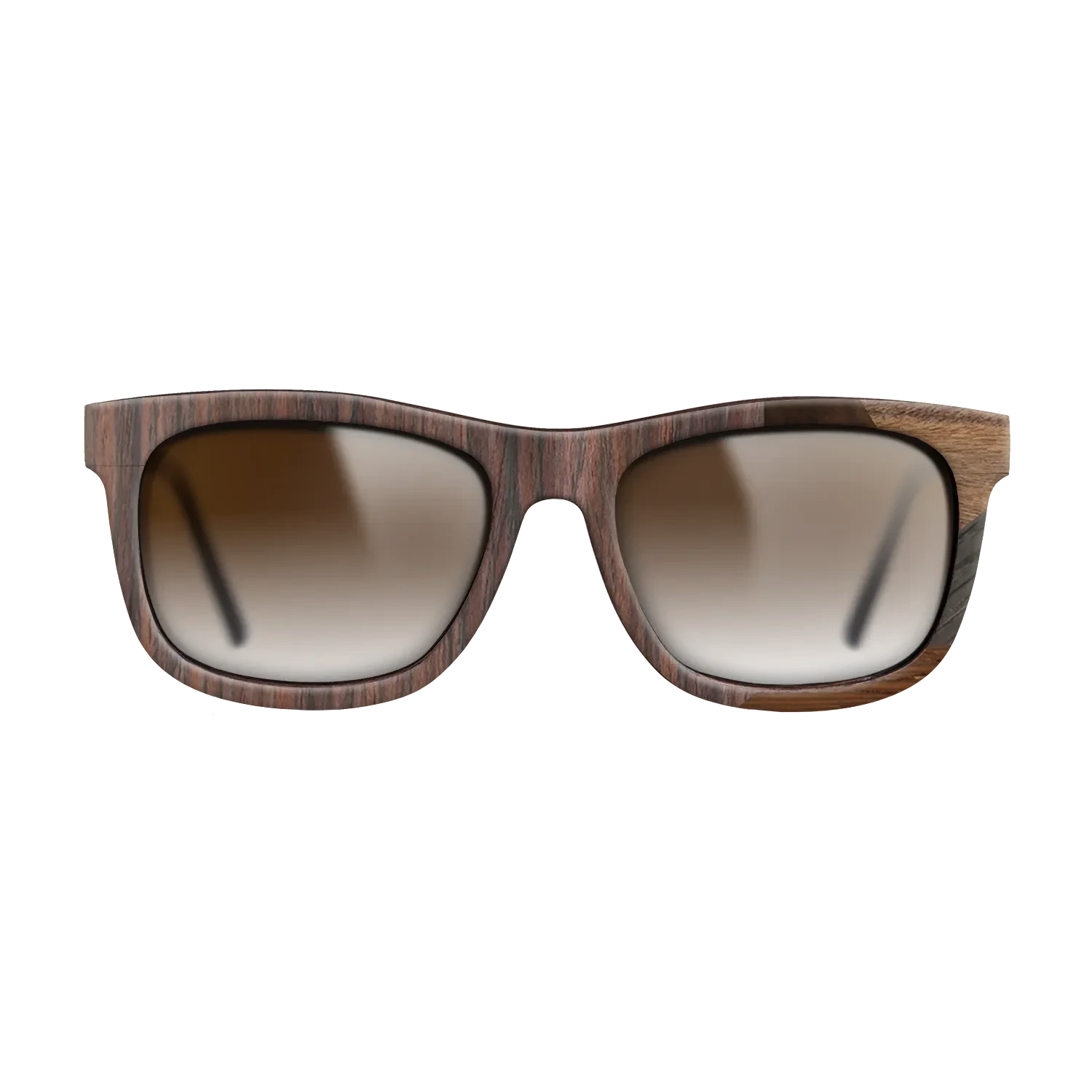 Walnut Burl,Wenge,Rosewood Reconstituted,Santos Rosewood Dark: Mosaic - The Hero - Square - 1776 - SIRIS wood optic