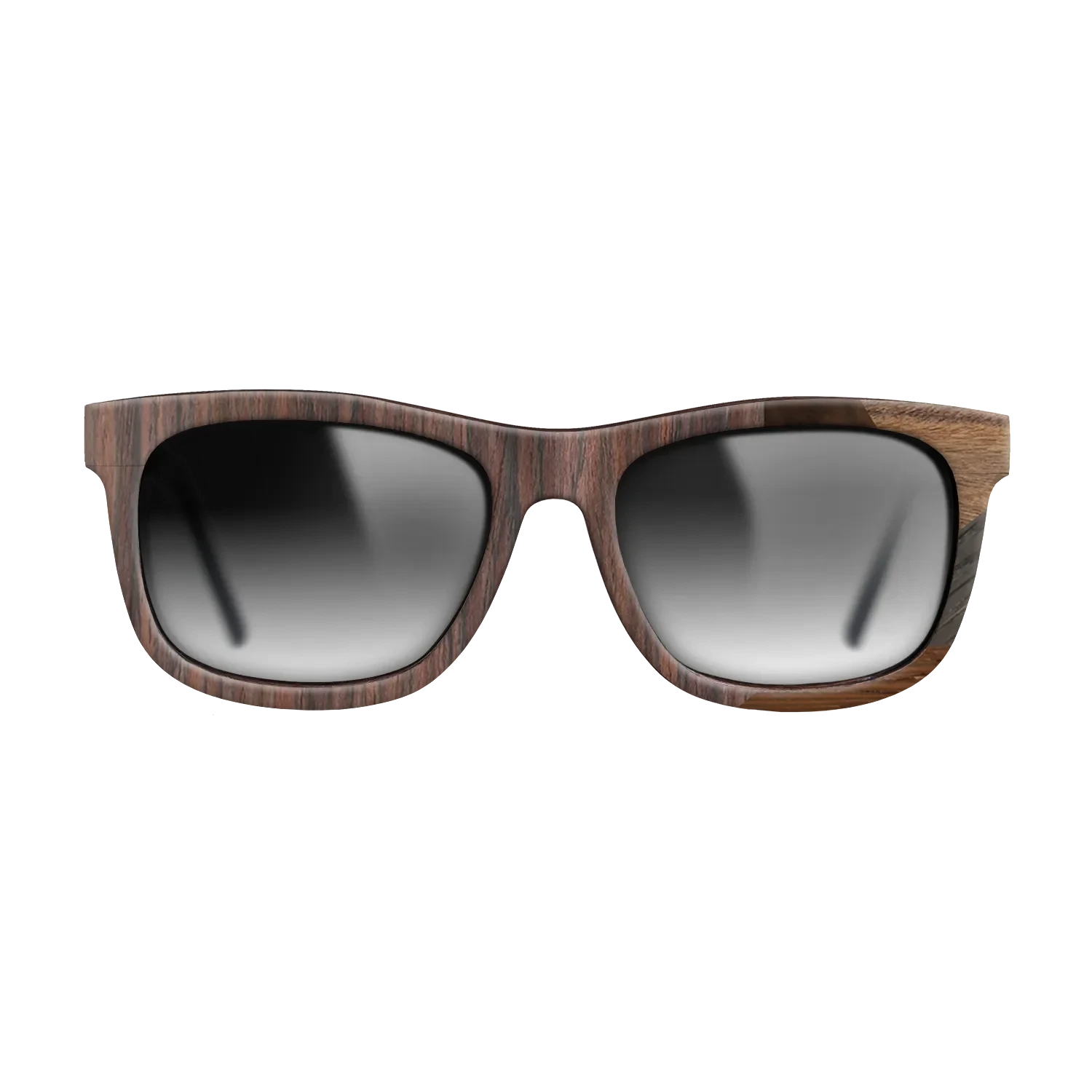 Walnut Burl,Wenge,Rosewood Reconstituted,Santos Rosewood Dark: Mosaic - The Hero - Square - 1776 - SIRIS wood optic