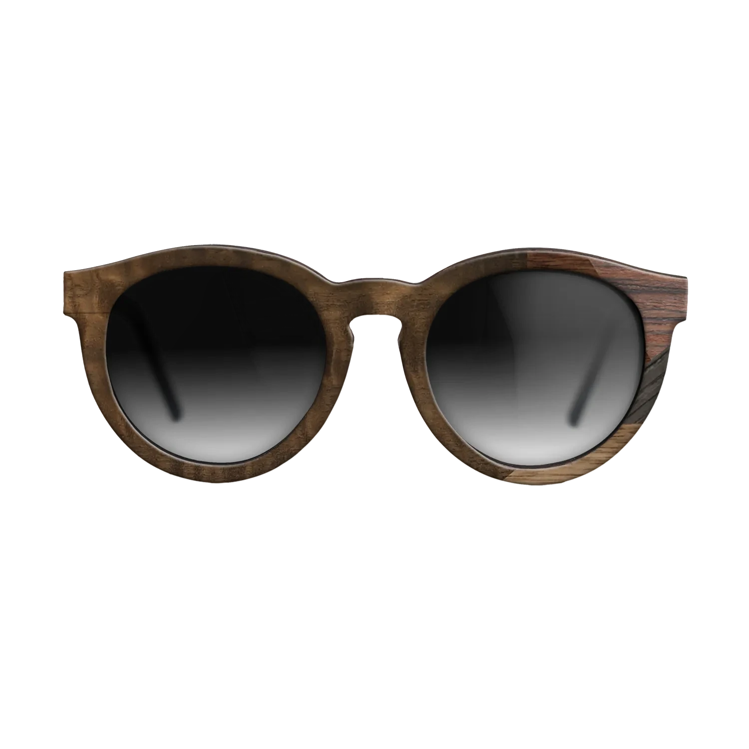 Ziricote Dark Quartered,Walnut: Straight Grain,Rosewood Reconstituted,Fumed Eucalyptus,Fumed Oak,Walnut Claro Dark: Mosaic - The Rebel - Round - 1173 - SIRIS wood optic