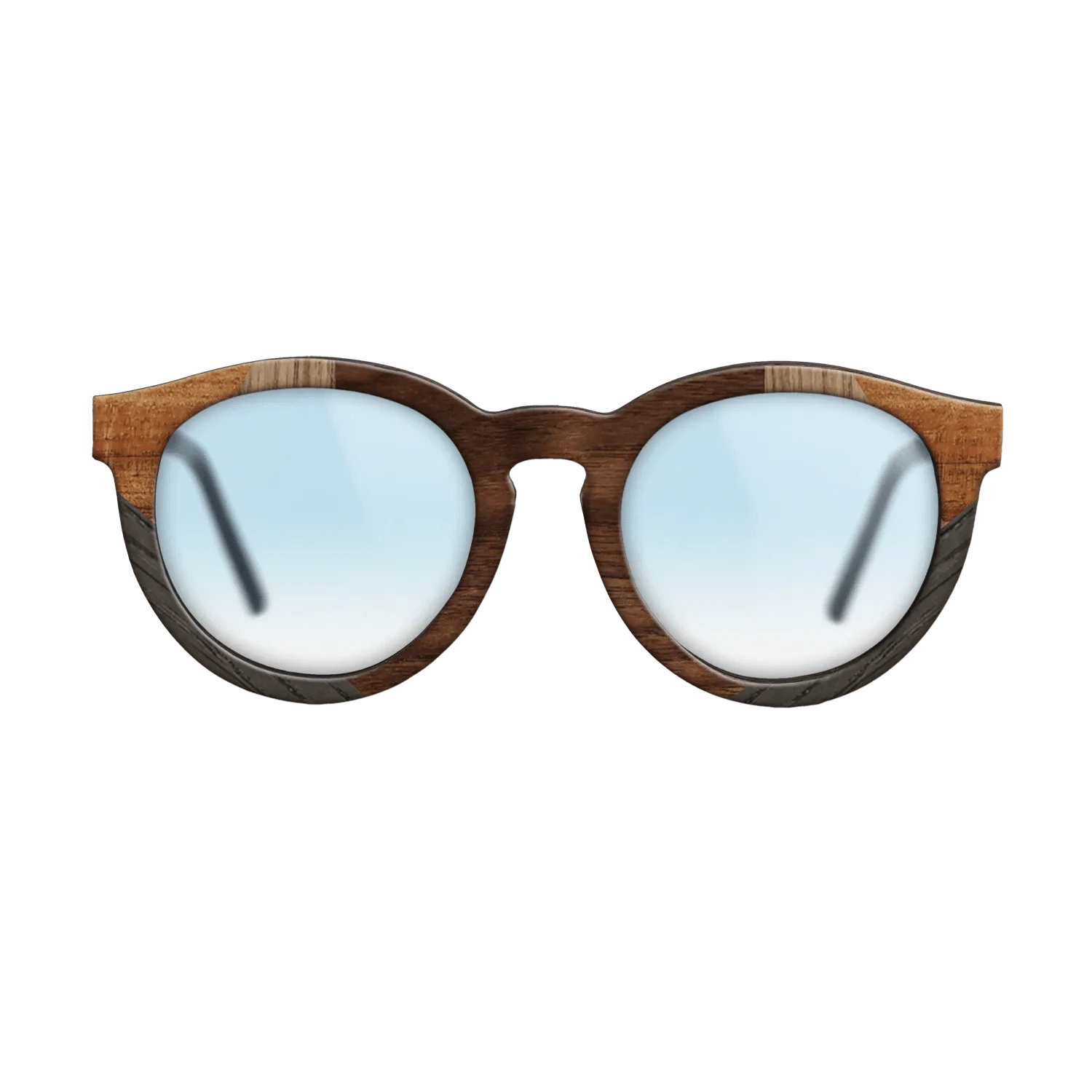 Koa,Walnut: Straight Grain,Walnut Claro Dark,Santos Rosewood Dark,Fumed Oak: Recursive - The Rebel - Round - 1478 - SIRIS wood optic