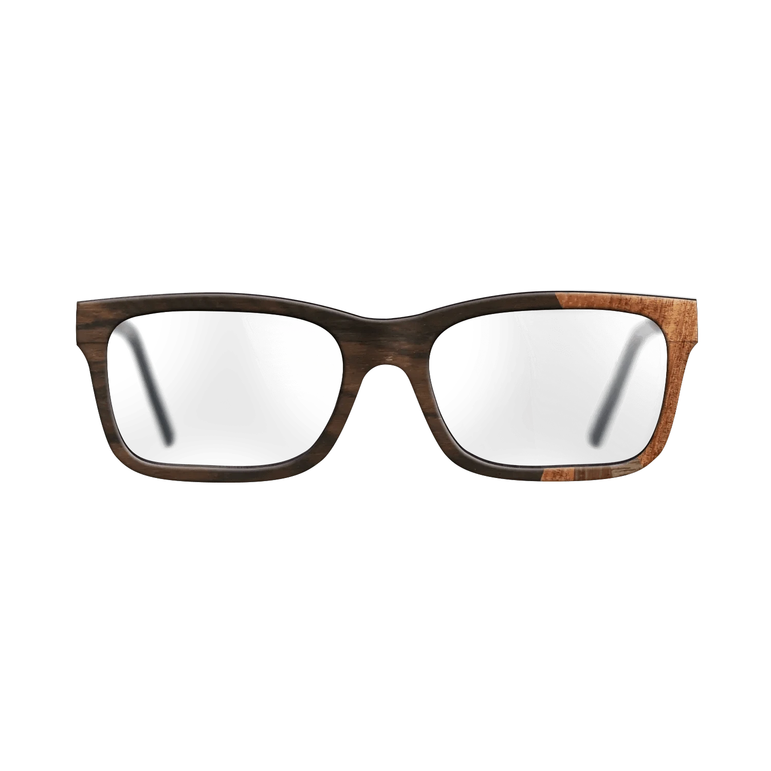 Ziricote Dark Quartered,Koa,Walnut Claro Dark,Walnut: Straight Grain,Walnut Claro Light: Fractal - The Sage - Rectangle - SIRIS wood optic