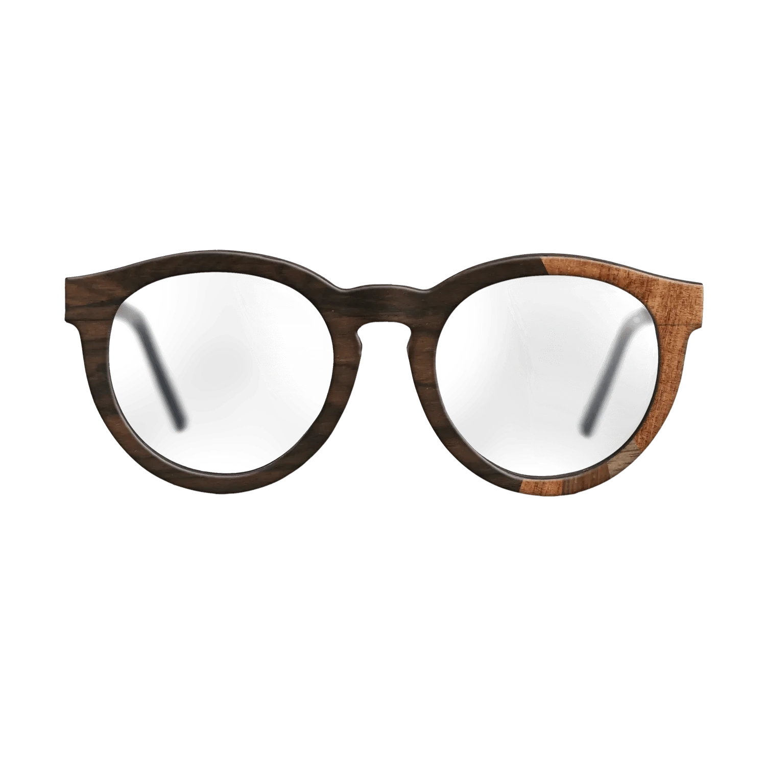 Ziricote Dark Quartered,Koa,Walnut Claro Dark,Walnut: Straight Grain,Walnut Claro Light: Fractal - The Rebel - Round - SIRIS wood optic