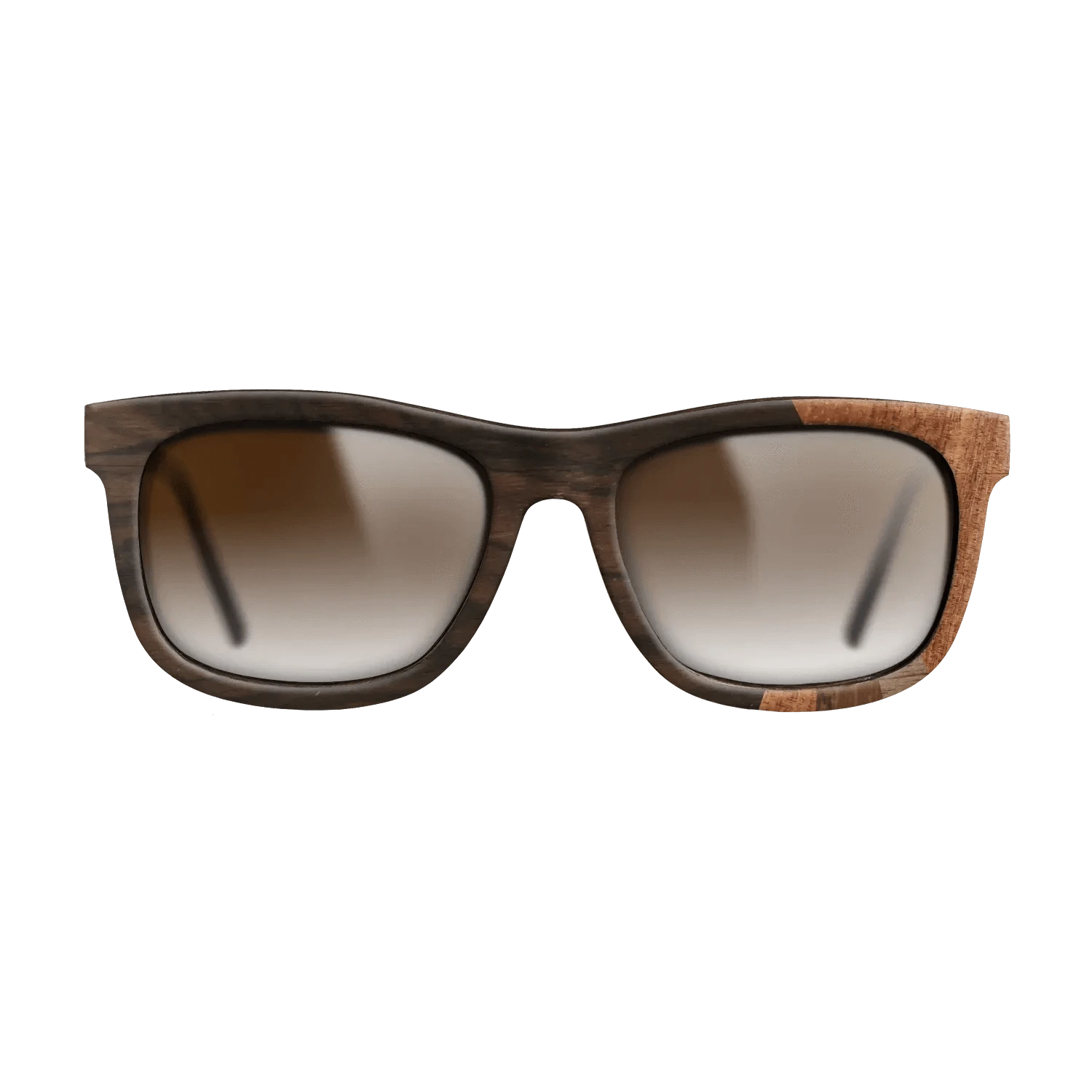 Ziricote Dark Quartered,Koa,Walnut Claro Dark,Walnut: Straight Grain,Walnut Claro Light: Fractal - The Hero - Square - SIRIS wood optic