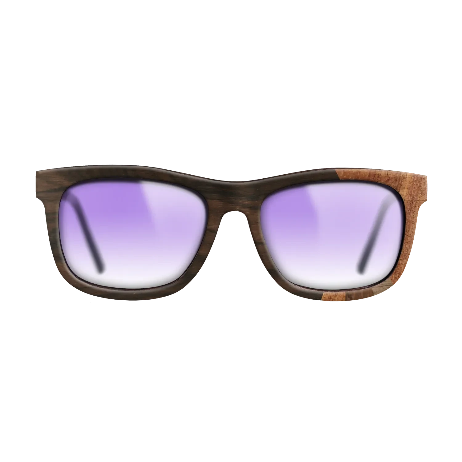 Ziricote Dark Quartered,Koa,Walnut Claro Dark,Walnut: Straight Grain,Walnut Claro Light: Fractal - The Hero - Square - SIRIS wood optic