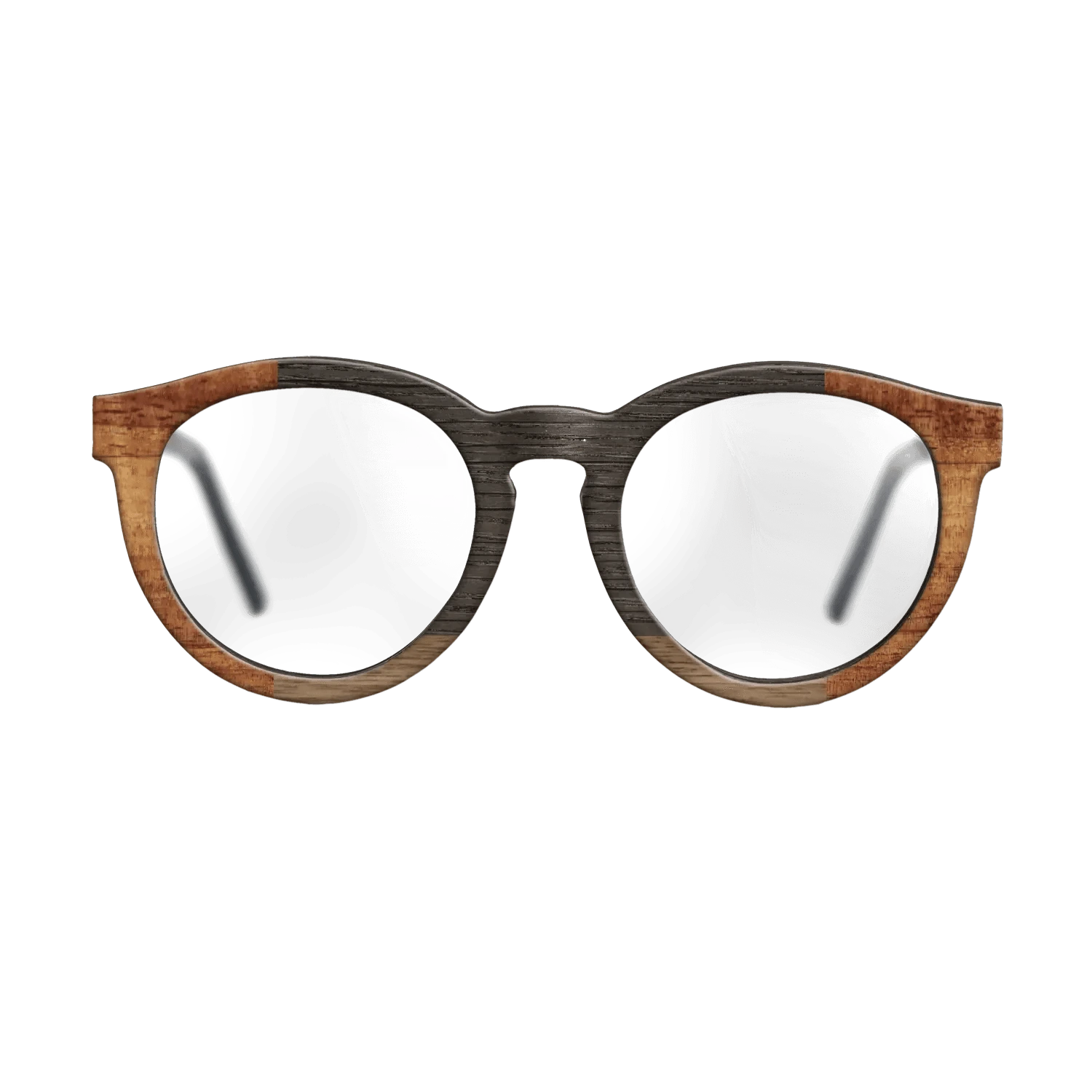 Koa,Fumed Oak,Walnut: Straight Grain,Wenge,Walnut Claro Dark: Recursive - The Rebel - Round - SIRIS wood optic