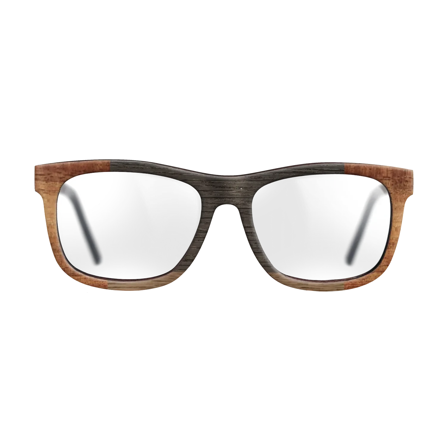 Koa,Fumed Oak,Walnut: Straight Grain,Wenge,Walnut Claro Dark: Recursive - The Hero - Square - SIRIS wood optic