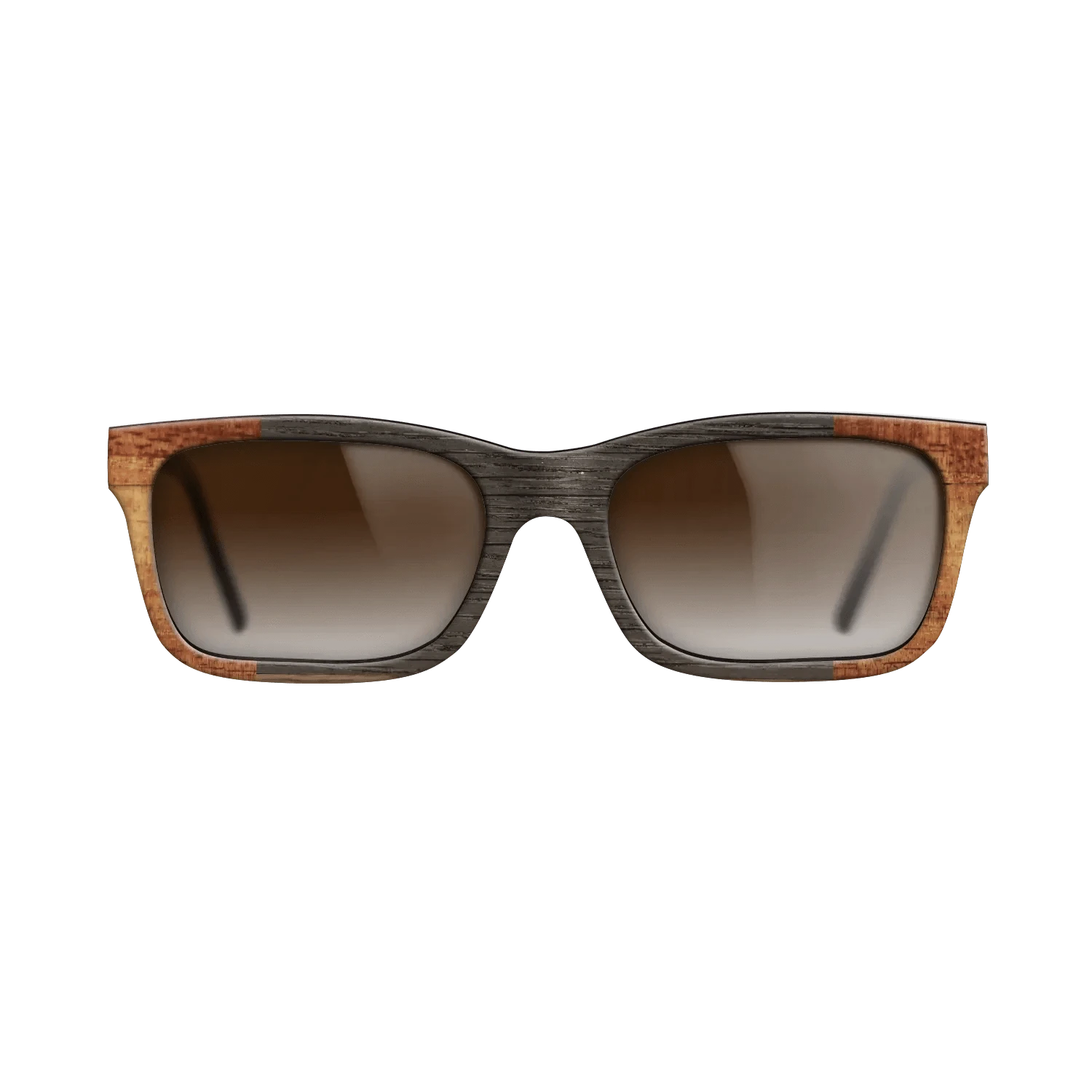 Koa,Fumed Oak,Walnut: Straight Grain,Wenge,Walnut Claro Dark: Recursive - The Sage - Rectangle - SIRIS wood optic