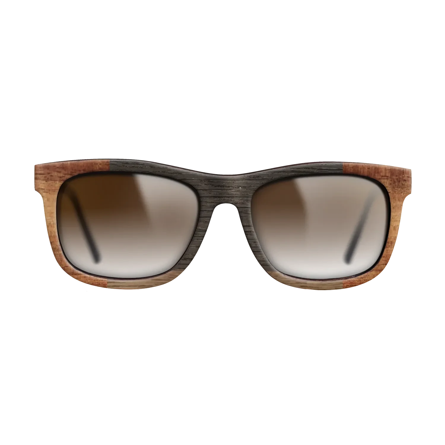 Koa,Fumed Oak,Walnut: Straight Grain,Wenge,Walnut Claro Dark: Recursive - The Hero - Square - SIRIS wood optic