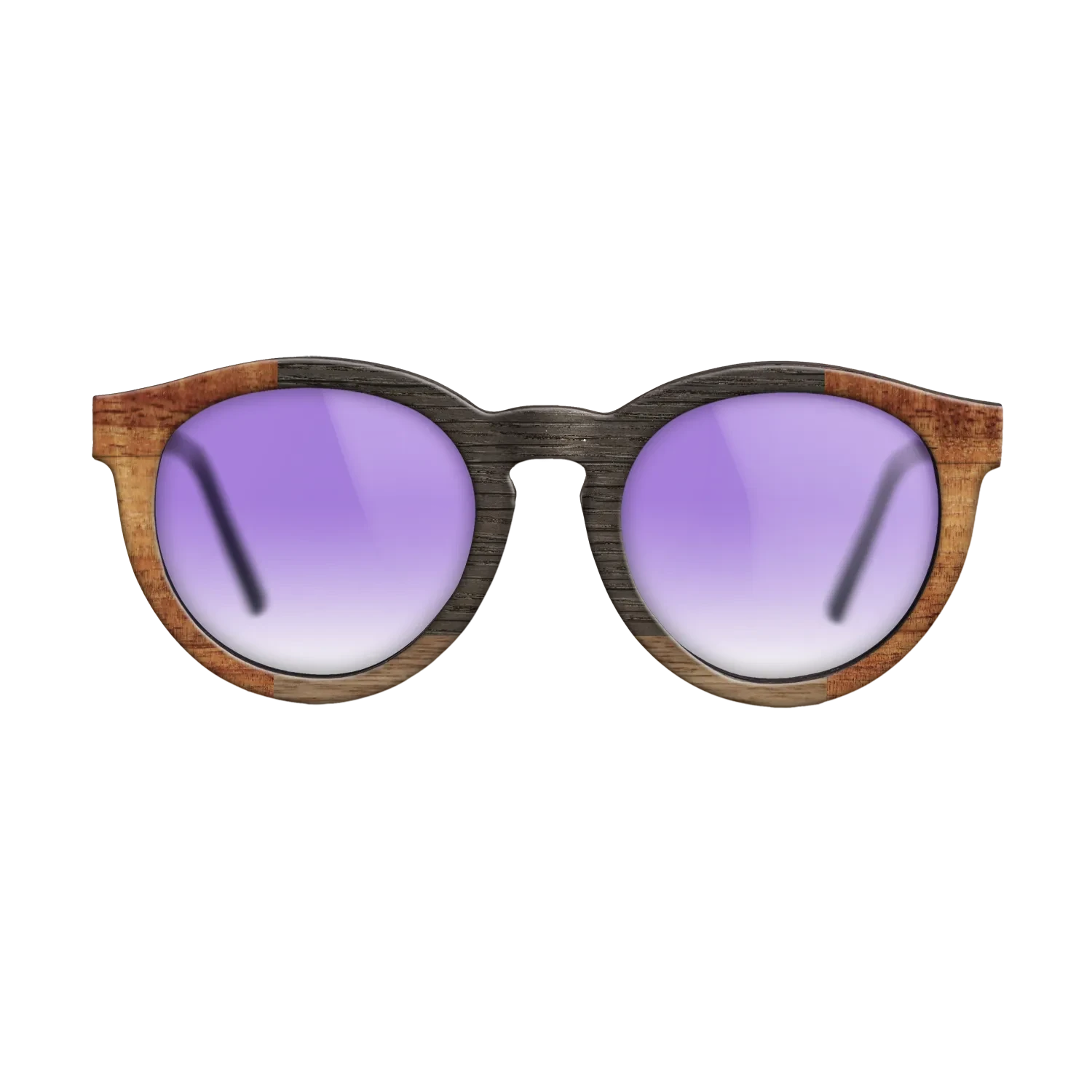 Koa,Fumed Oak,Walnut: Straight Grain,Wenge,Walnut Claro Dark: Recursive - The Rebel - Round - SIRIS wood optic