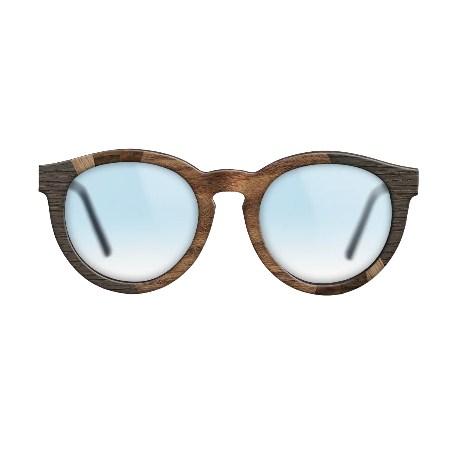 Walnut Claro Light,Fumed Oak,Walnut: Straight Grain,Ziricote Dark Quartered,Santos Rosewood Dark,Walnut Burl: Fractal - The Rebel - Round - SIRIS wood optic