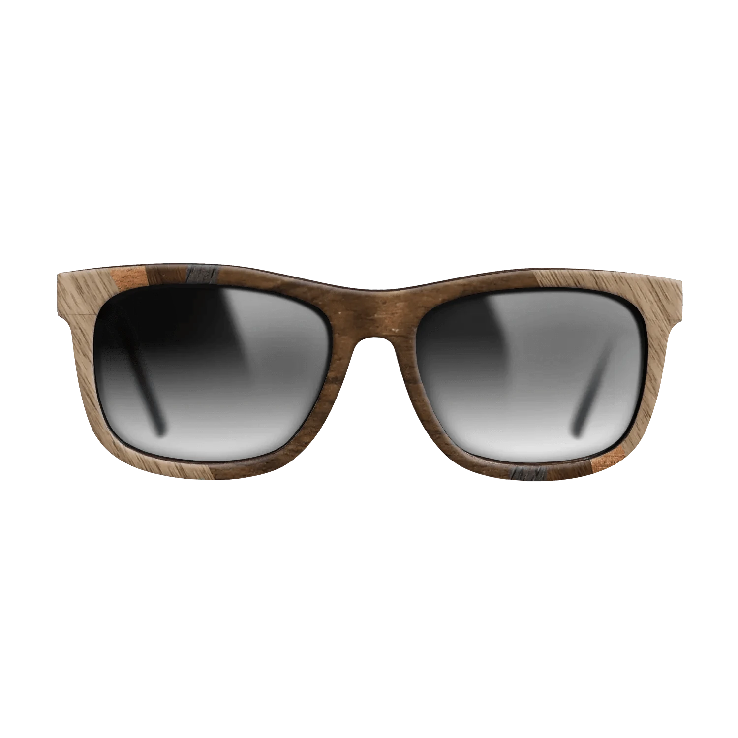 Ziricote Dark Quartered,Walnut: Straight Grain,Koa,Walnut Claro Light: Fractal - The Hero - Square - SIRIS wood optic