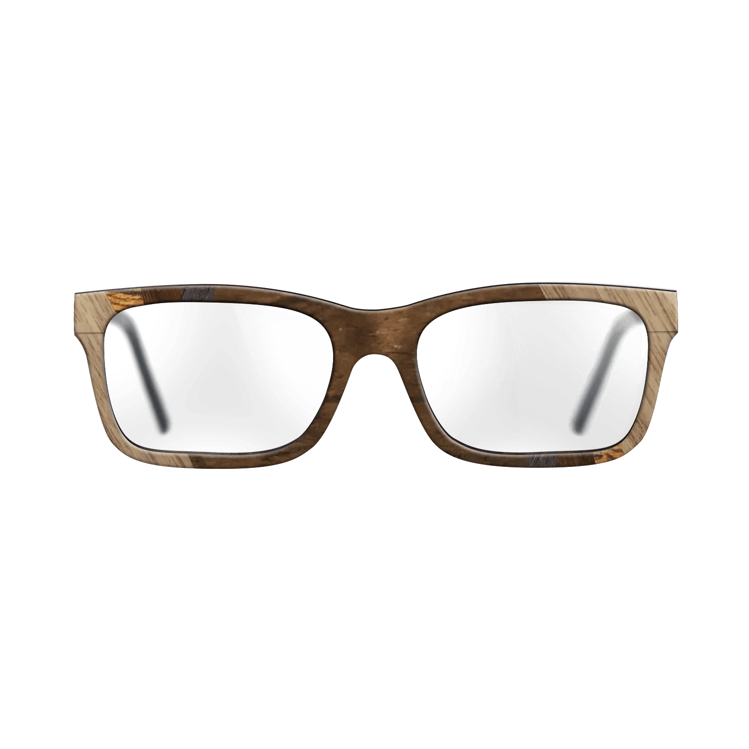 Louro Preto,Bocote,Walnut: Straight Grain,Ziricote Dark Quartered: Fractal - The Sage - Rectangle - SIRIS wood optic