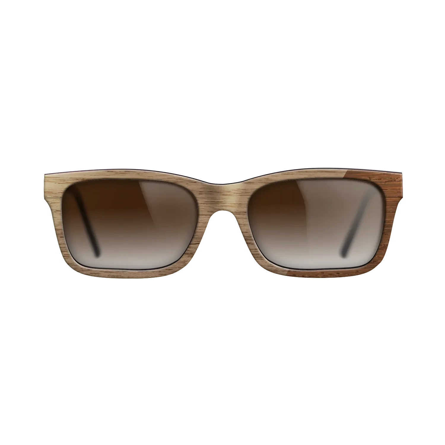 Walnut: Straight Grain,Wenge: Dicut - The Sage - Rectangle - SIRIS wood optic