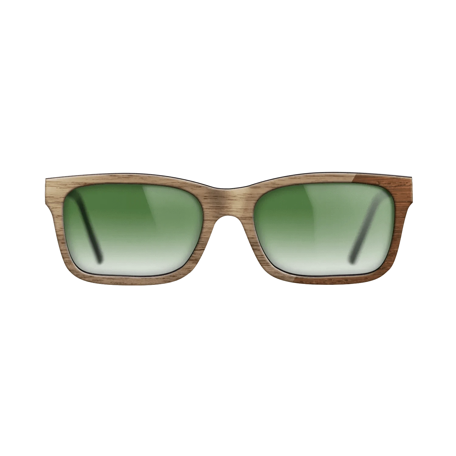 Walnut: Straight Grain,Wenge: Dicut - The Sage - Rectangle - SIRIS wood optic