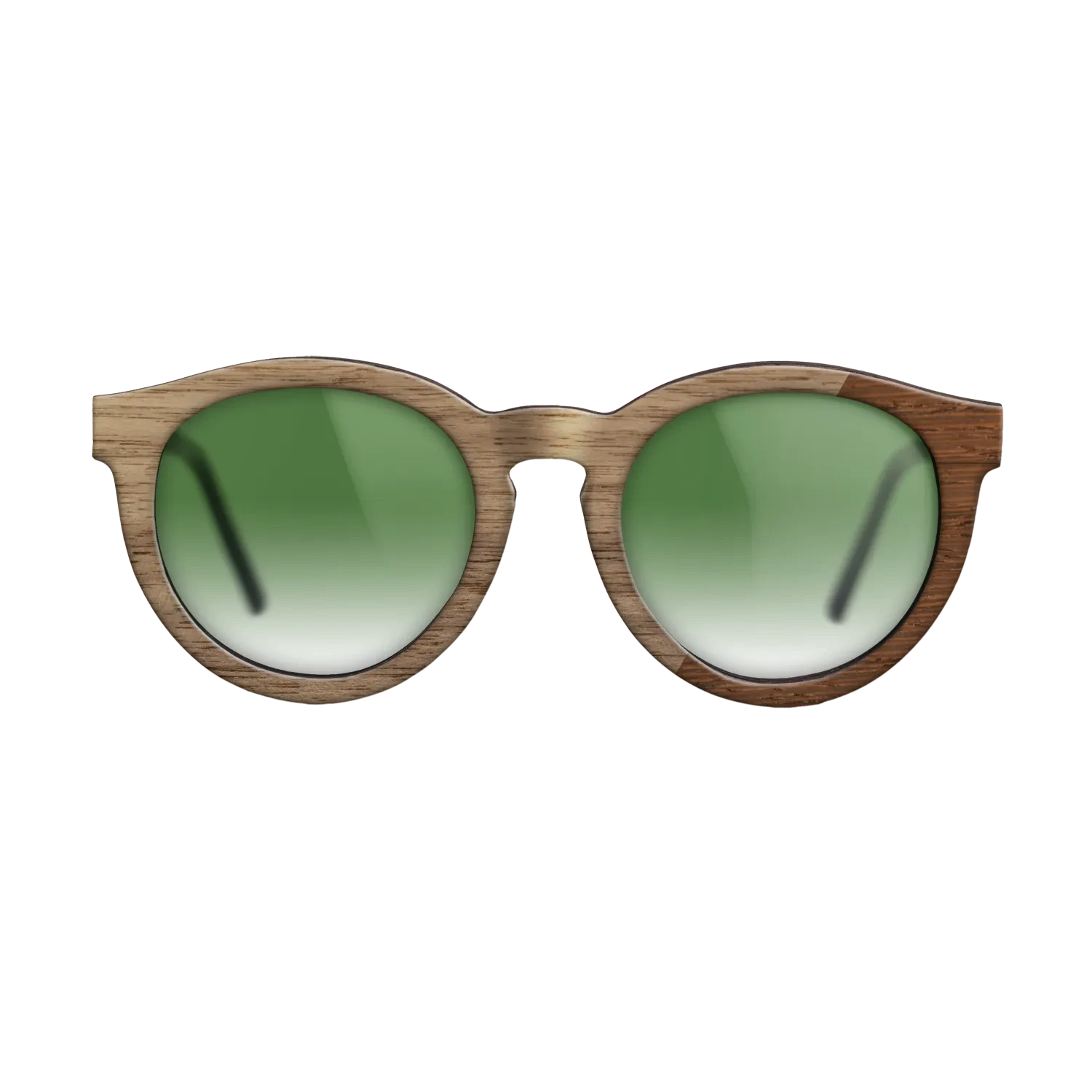 Walnut: Straight Grain,Wenge: Dicut - The Rebel - Round - SIRIS wood optic