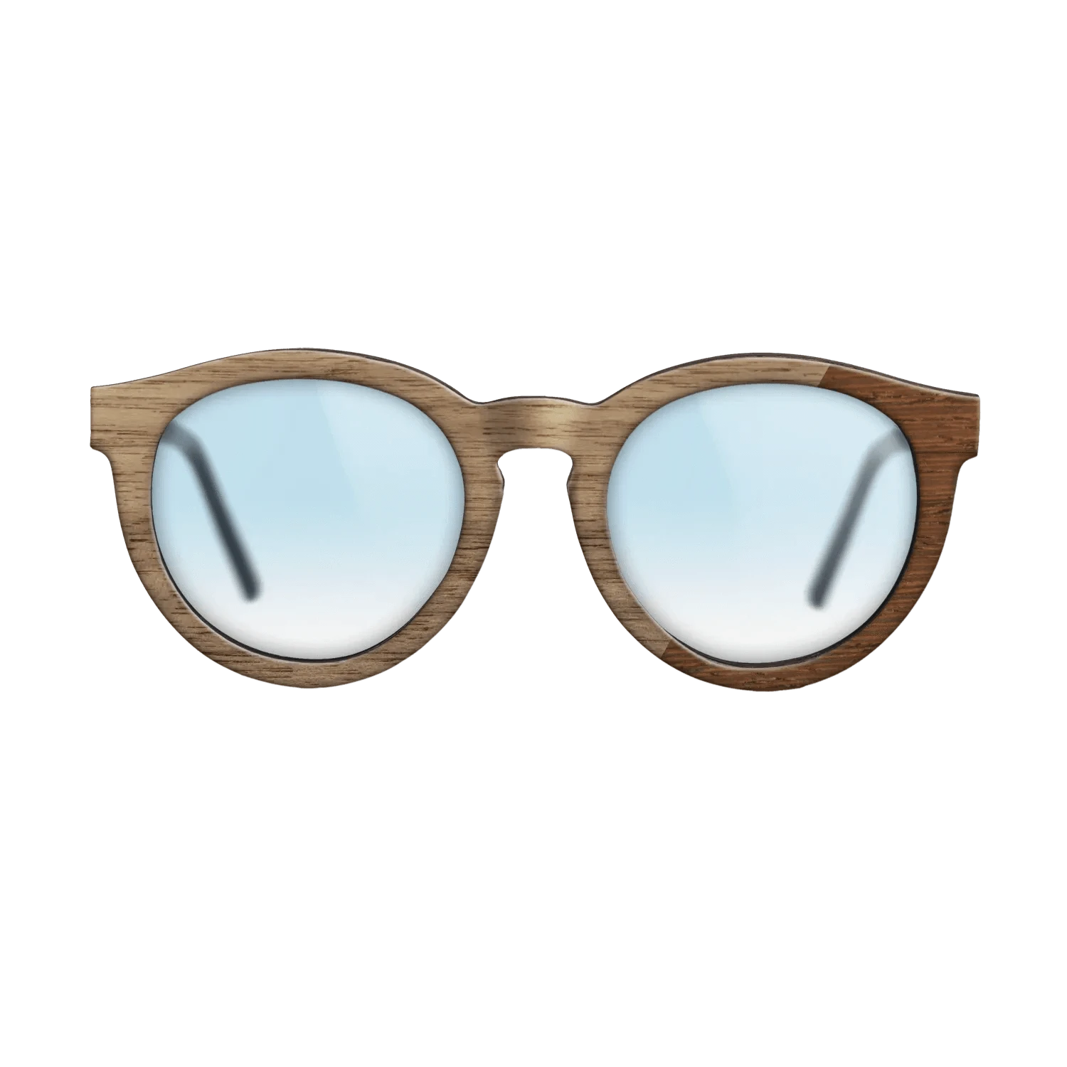 Walnut: Straight Grain,Wenge: Dicut - The Rebel - Round - SIRIS wood optic