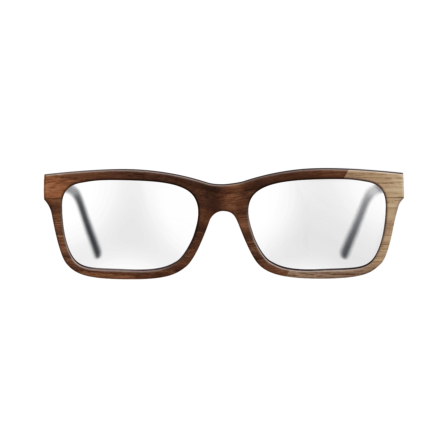 Walnut: Straight Grain,Walnut Claro Dark: Dicut - The Sage - Rectangle - SIRIS wood optic