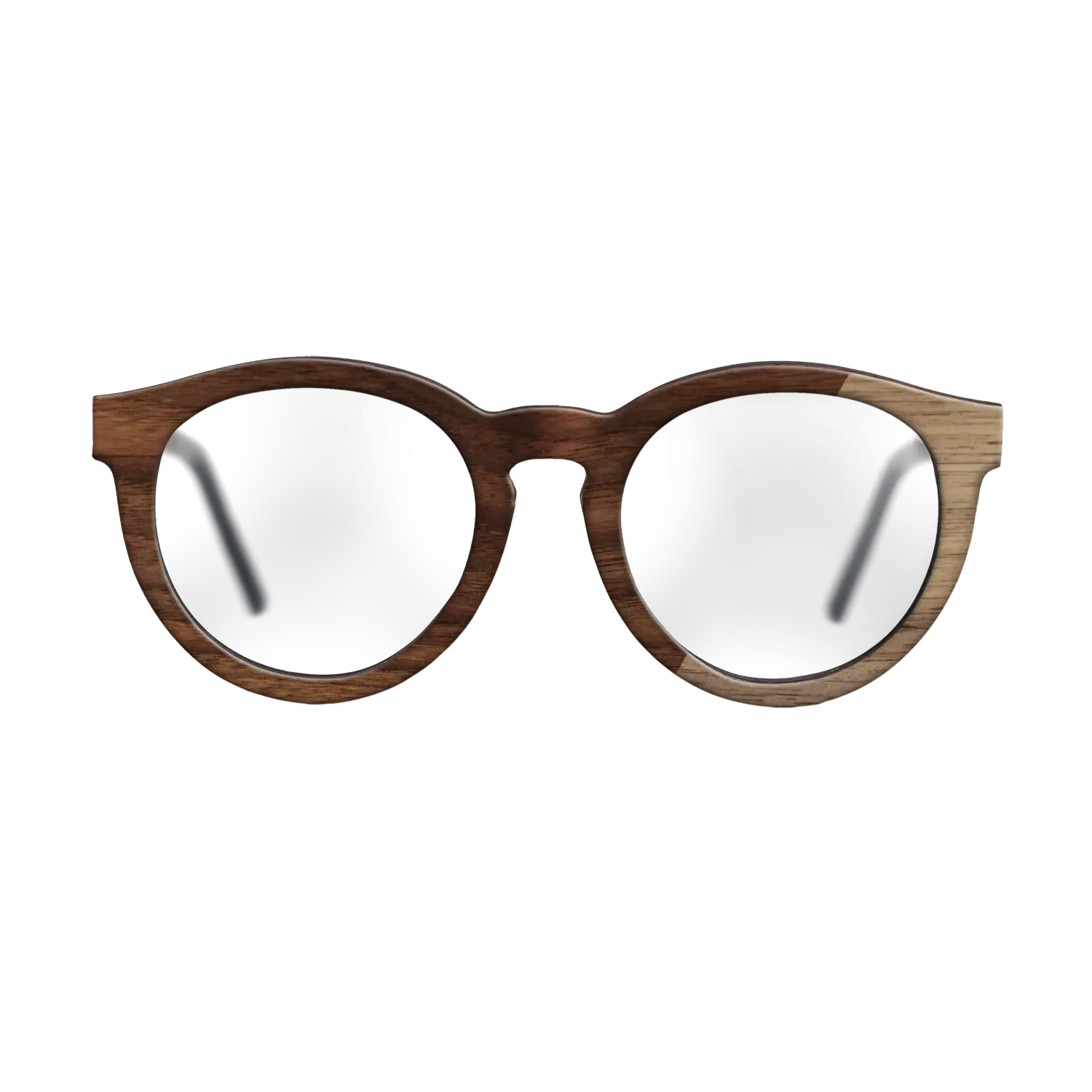 Walnut: Straight Grain,Walnut Claro Dark: Dicut - The Rebel - Round - SIRIS wood optic