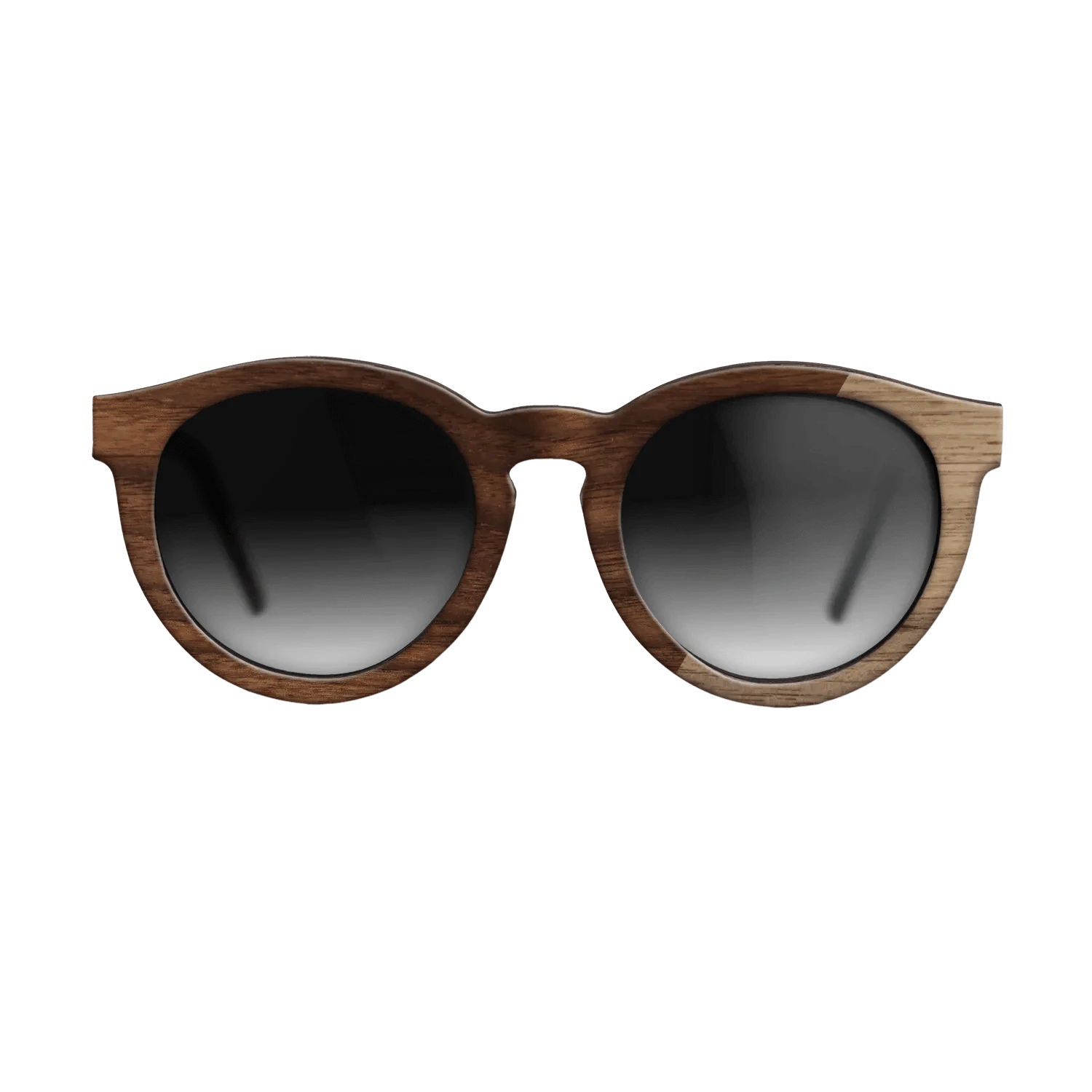 Walnut: Straight Grain,Walnut Claro Dark: Dicut - The Rebel - Round - SIRIS wood optic