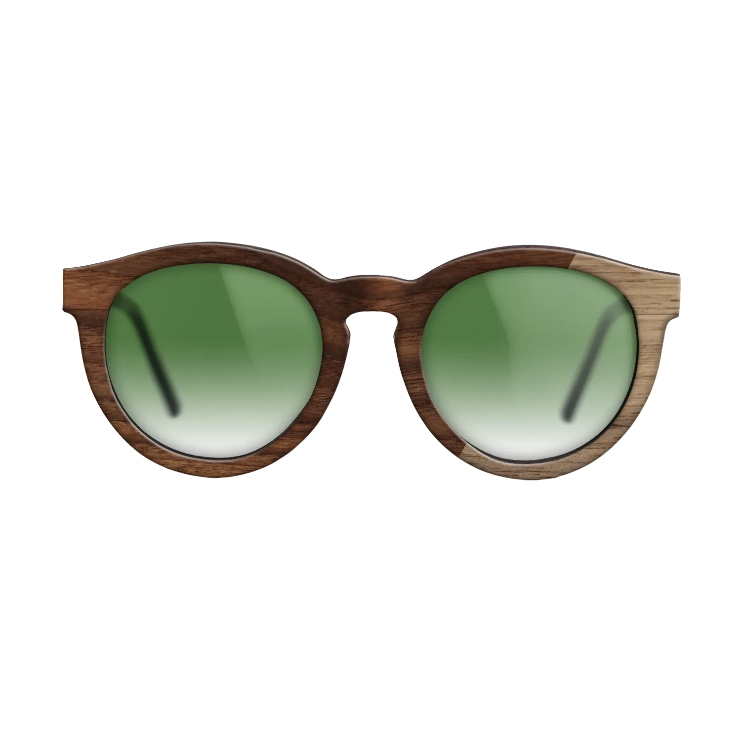 Walnut: Straight Grain,Walnut Claro Dark: Dicut - The Rebel - Round - SIRIS wood optic