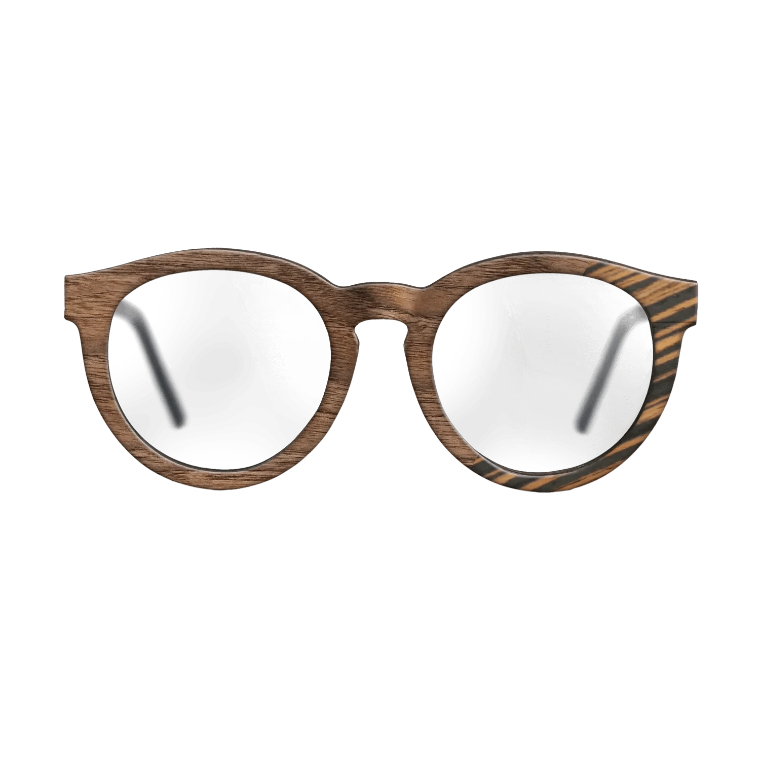 Walnut Claro Light,Italian Ebony: Dicut - The Rebel - Round - SIRIS wood optic