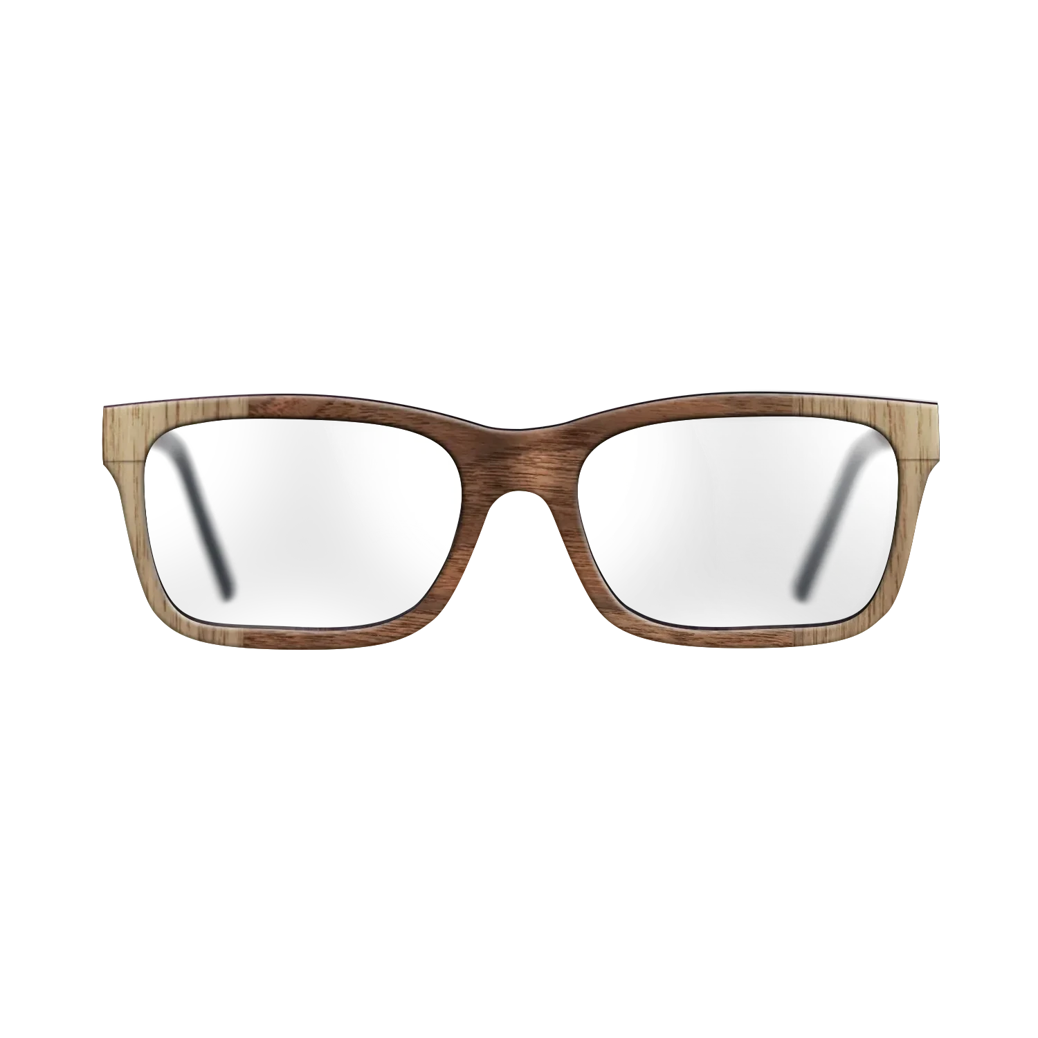 Walnut: Straight Grain,Santos Rosewood Dark,Walnut Claro Dark: Recursive - The Sage - Rectangle - SIRIS wood optic