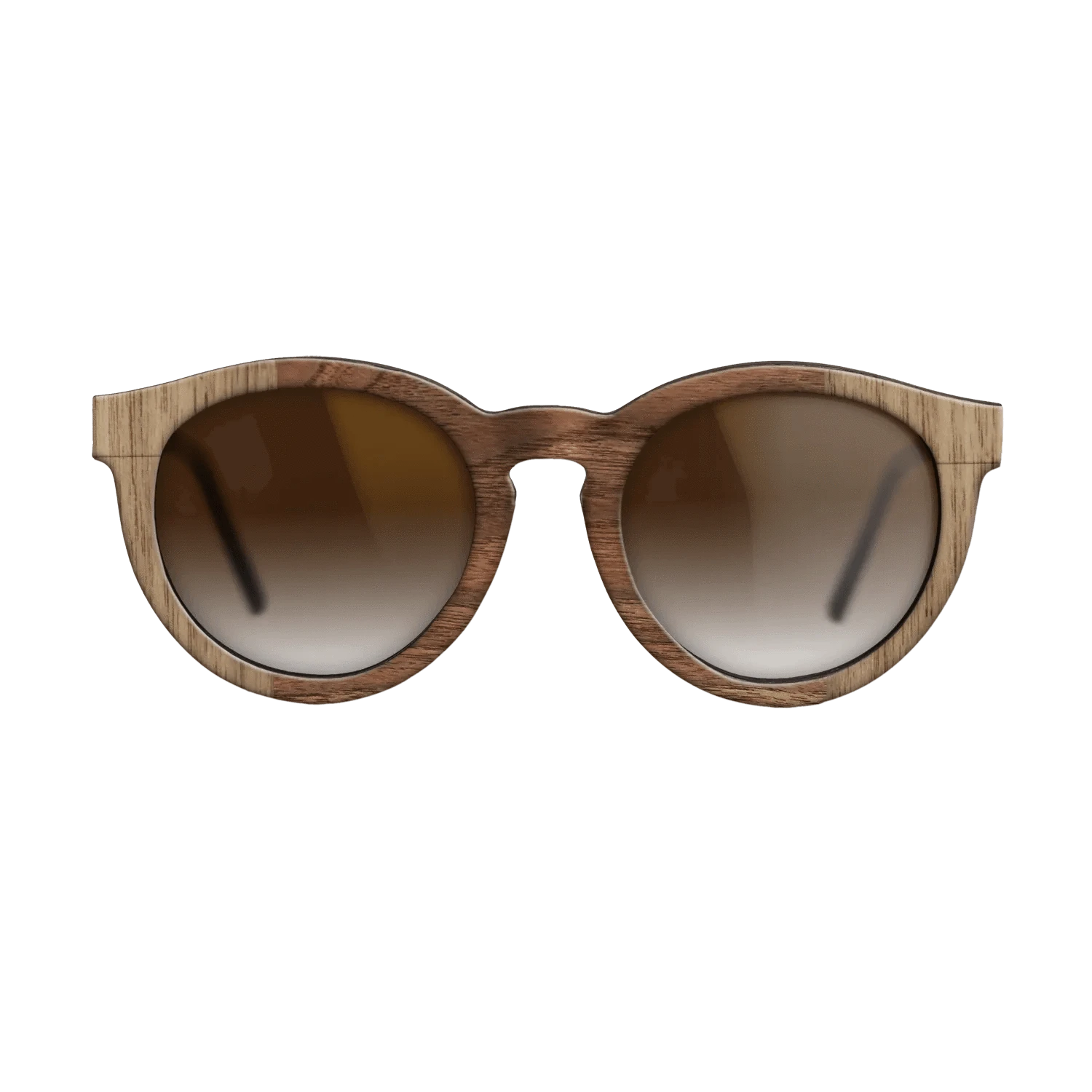 Walnut: Straight Grain,Santos Rosewood Dark,Walnut Claro Dark: Recursive - The Rebel - Round - SIRIS wood optic