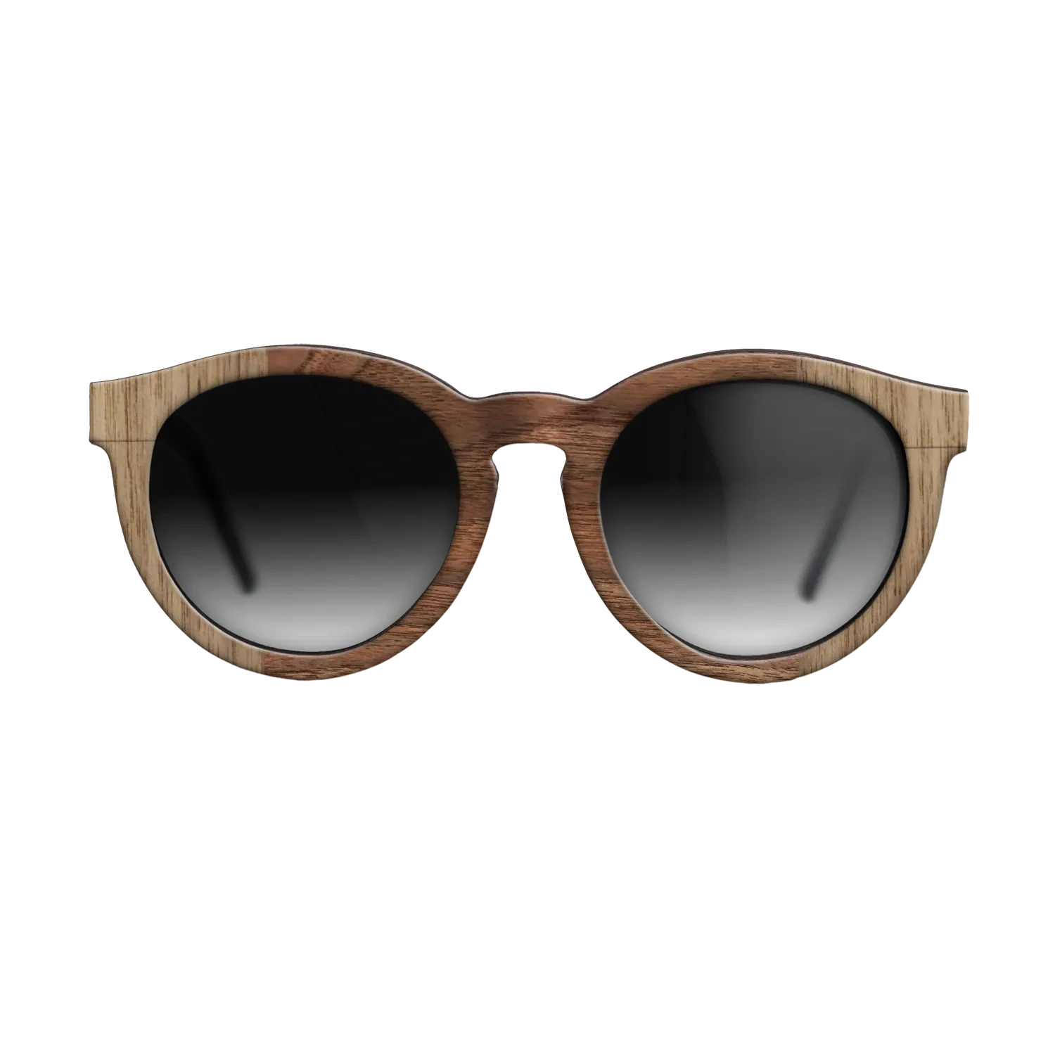 Walnut: Straight Grain,Santos Rosewood Dark,Walnut Claro Dark: Recursive - The Rebel - Round - SIRIS wood optic