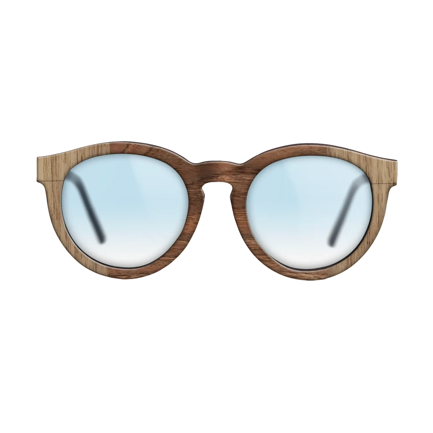 Walnut: Straight Grain,Santos Rosewood Dark,Walnut Claro Dark: Recursive - The Rebel - Round - SIRIS wood optic