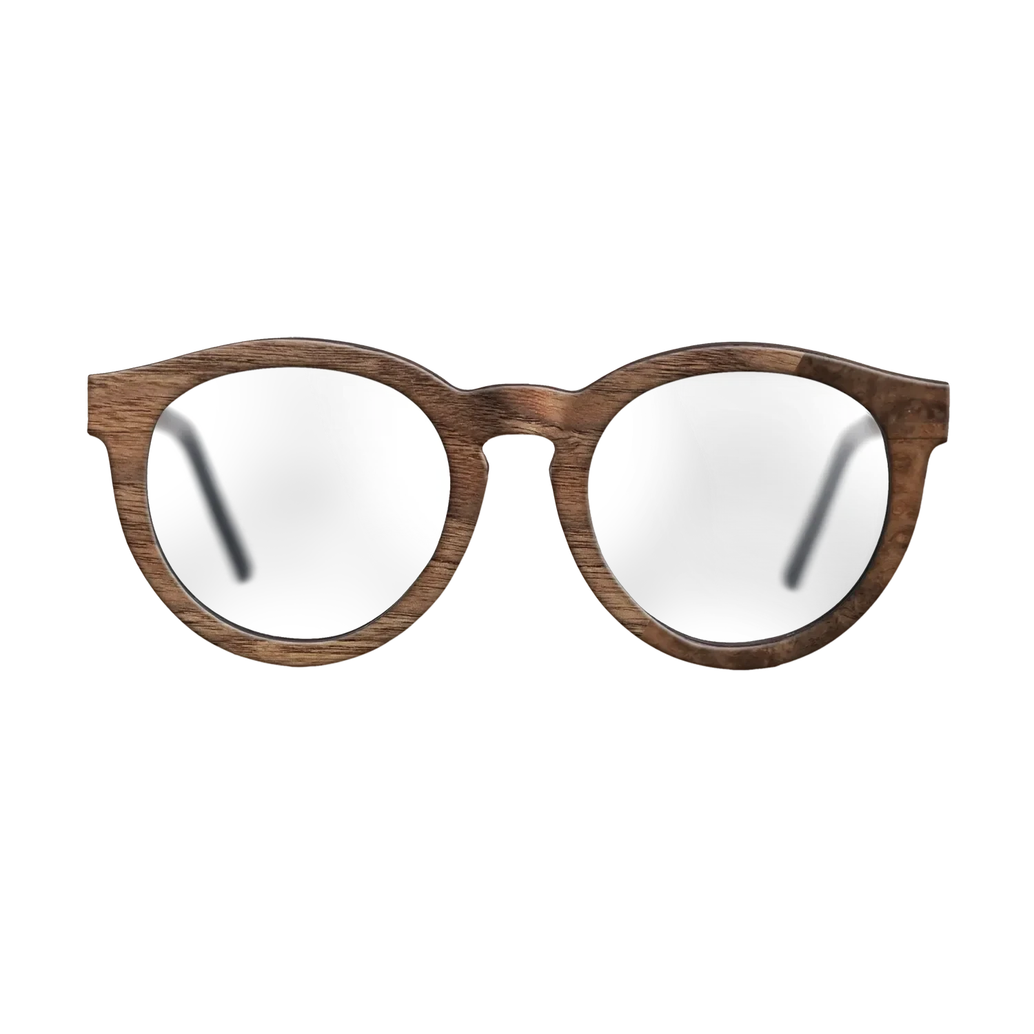 Walnut Claro Dark,Walnut Burl: Dicut - The Rebel - Round - SIRIS wood optic