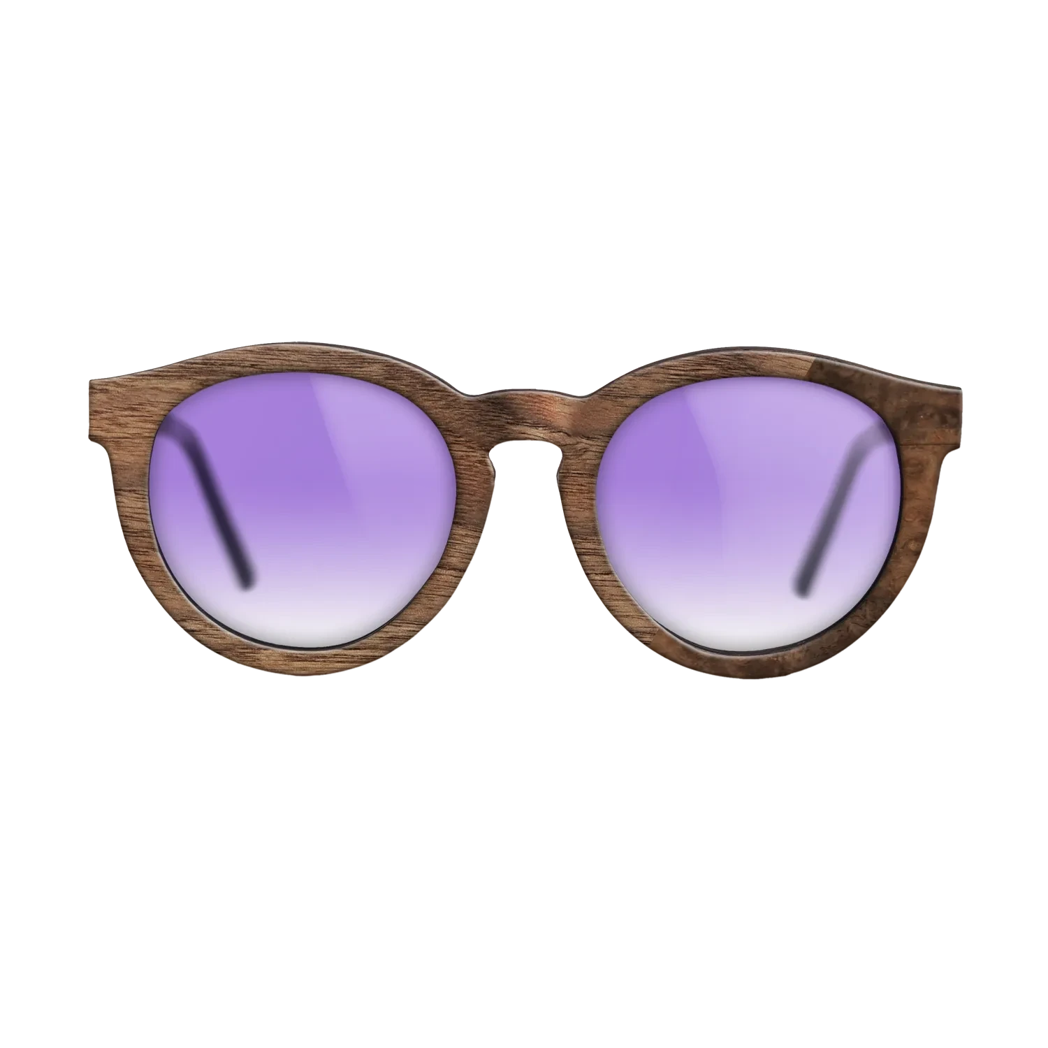 Walnut Claro Dark,Walnut Burl: Dicut - The Rebel - Round - SIRIS wood optic