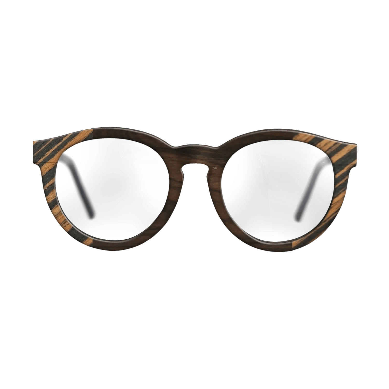 Ziricote Dark Quartered,Italian Ebony: Bauhaus - The Rebel - Round - SIRIS wood optic