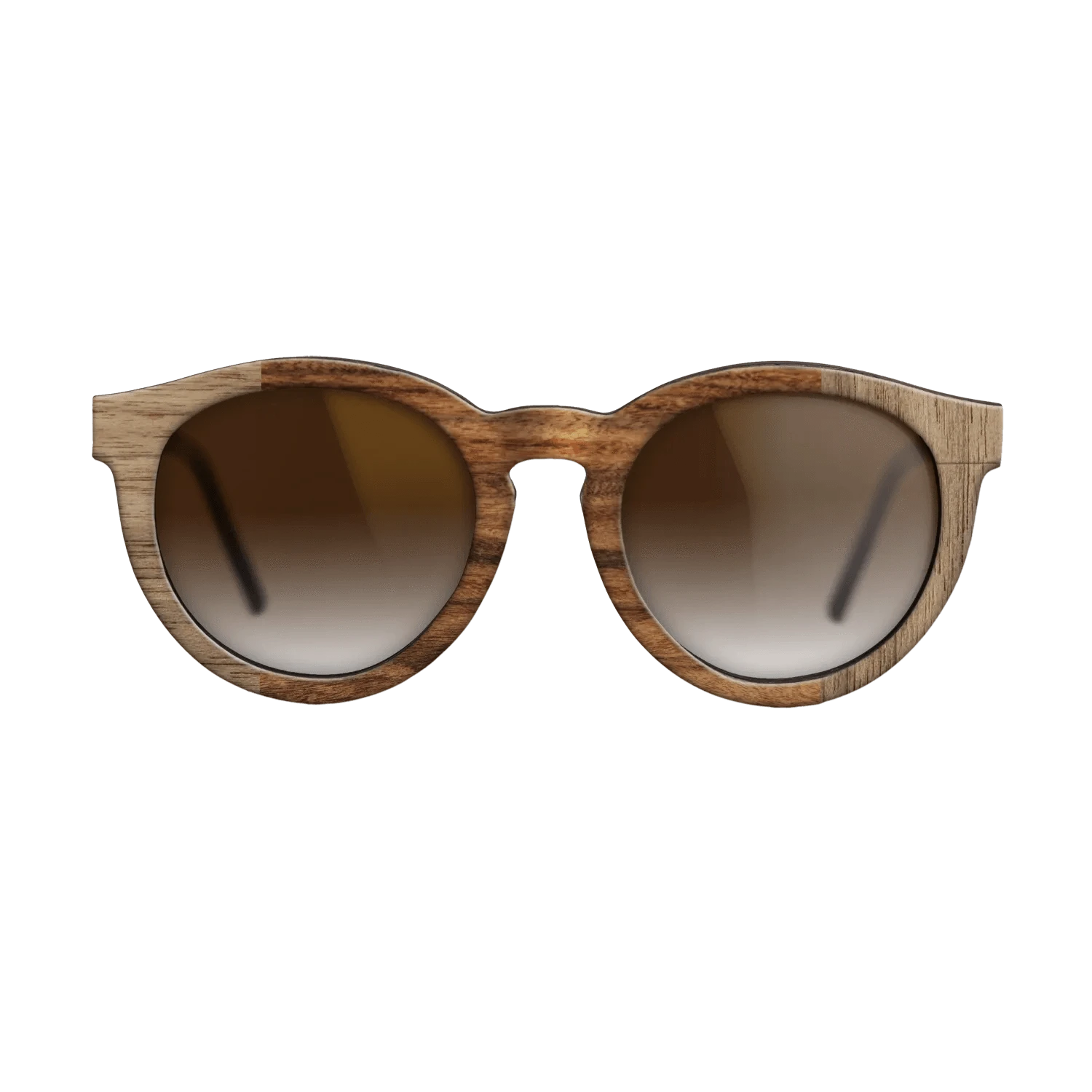 Walnut: Straight Grain,Santos Rosewood Light: Bauhaus - The Rebel - Round - SIRIS wood optic