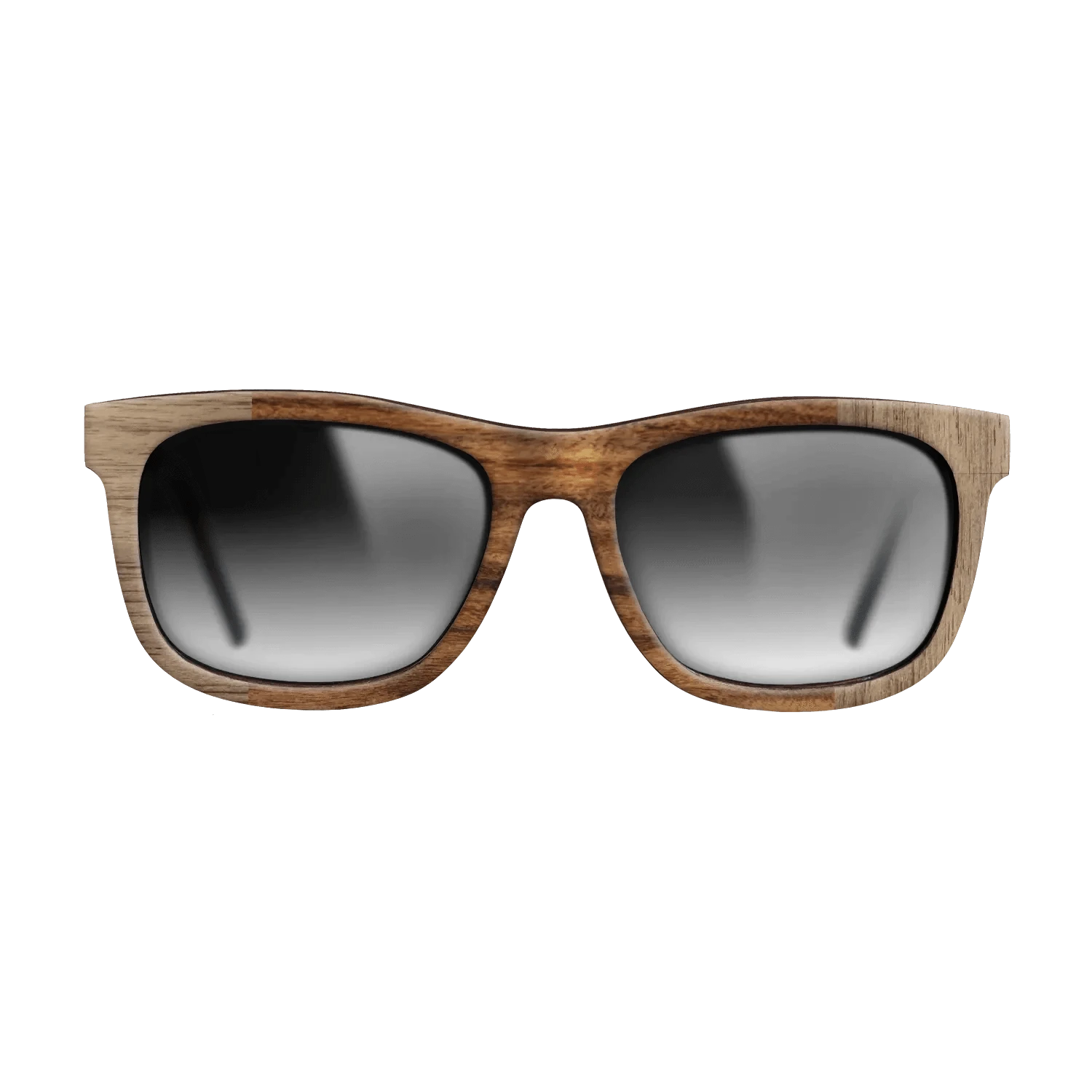 Walnut: Straight Grain,Santos Rosewood Light: Bauhaus - The Hero - Square - SIRIS wood optic