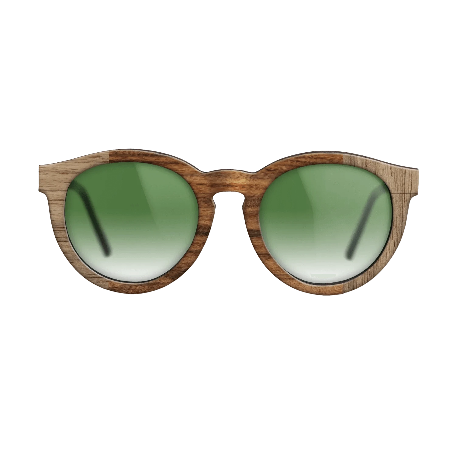 Walnut: Straight Grain,Santos Rosewood Light: Bauhaus - The Rebel - Round - SIRIS wood optic