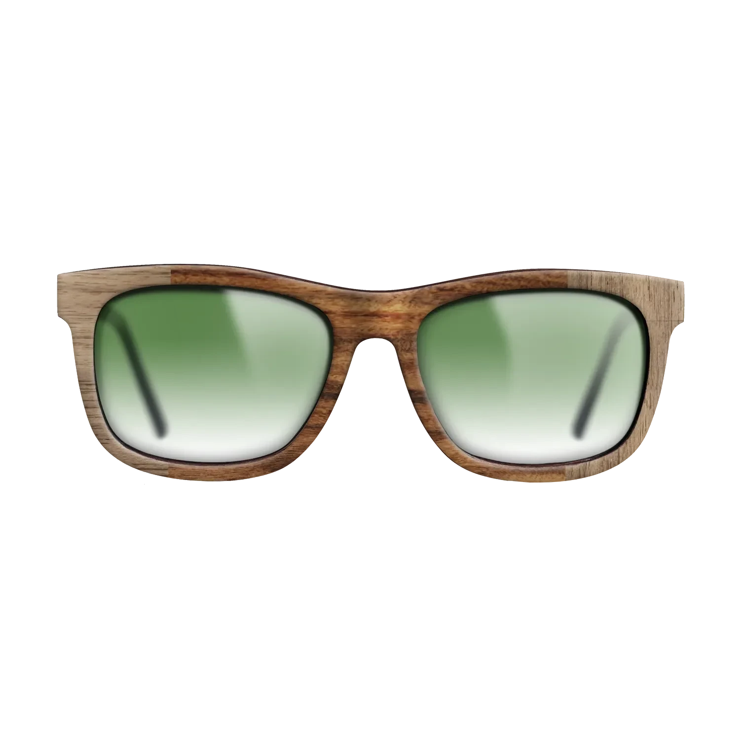 Walnut: Straight Grain,Santos Rosewood Light: Bauhaus - The Hero - Square - SIRIS wood optic