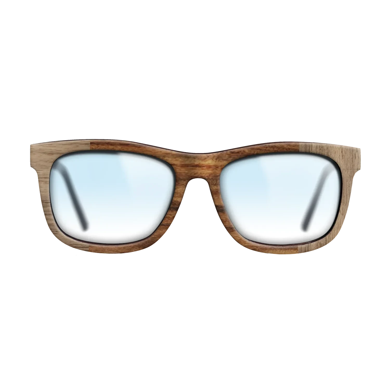 Walnut: Straight Grain,Santos Rosewood Light: Bauhaus - The Hero - Square - SIRIS wood optic