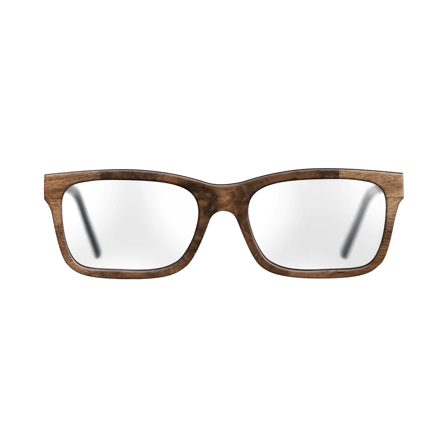 Walnut Claro Dark,Walnut Burl: Bauhaus - The Sage - Rectangle - SIRIS wood optic