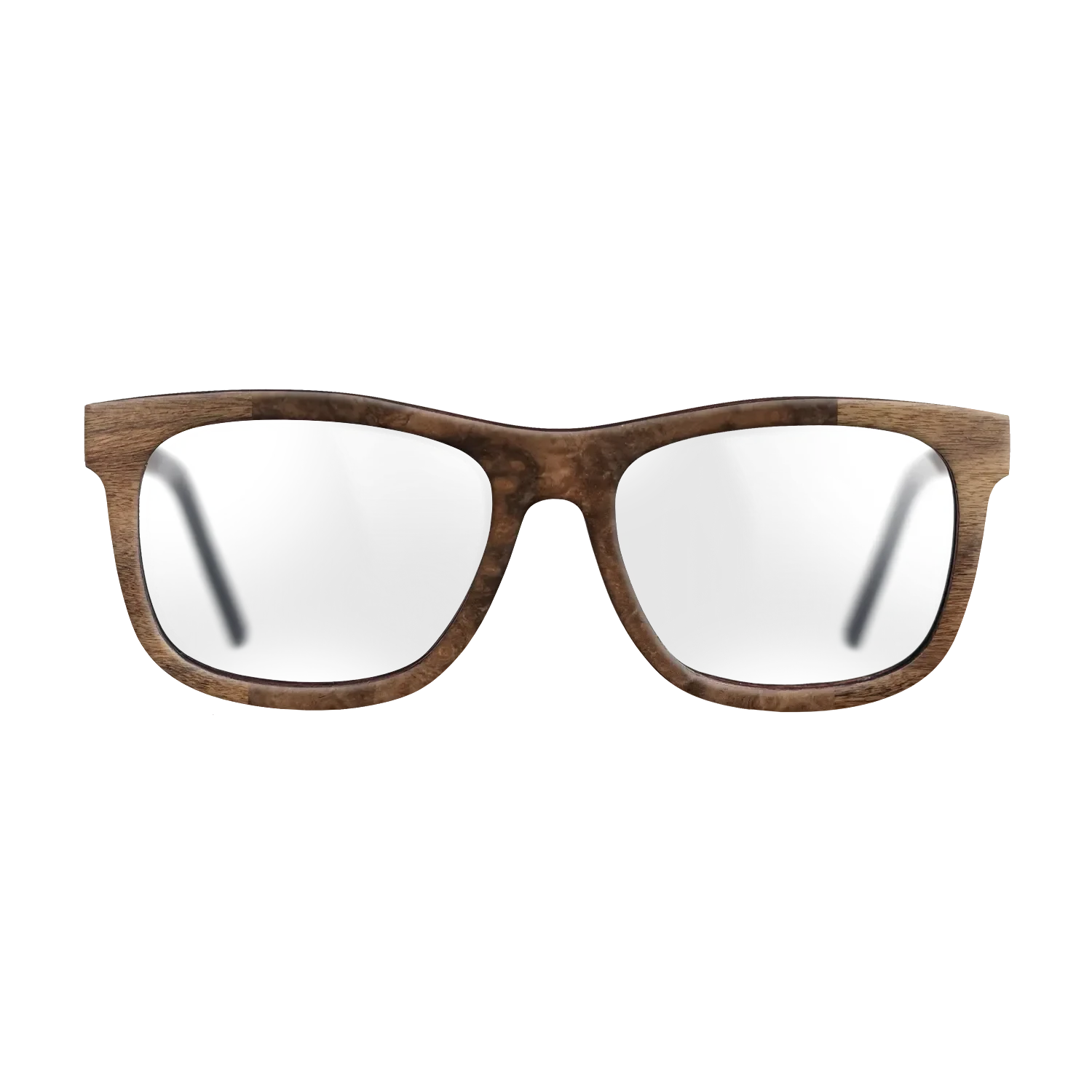 Walnut Claro Dark,Walnut Burl: Bauhaus - The Hero - Square - SIRIS wood optic