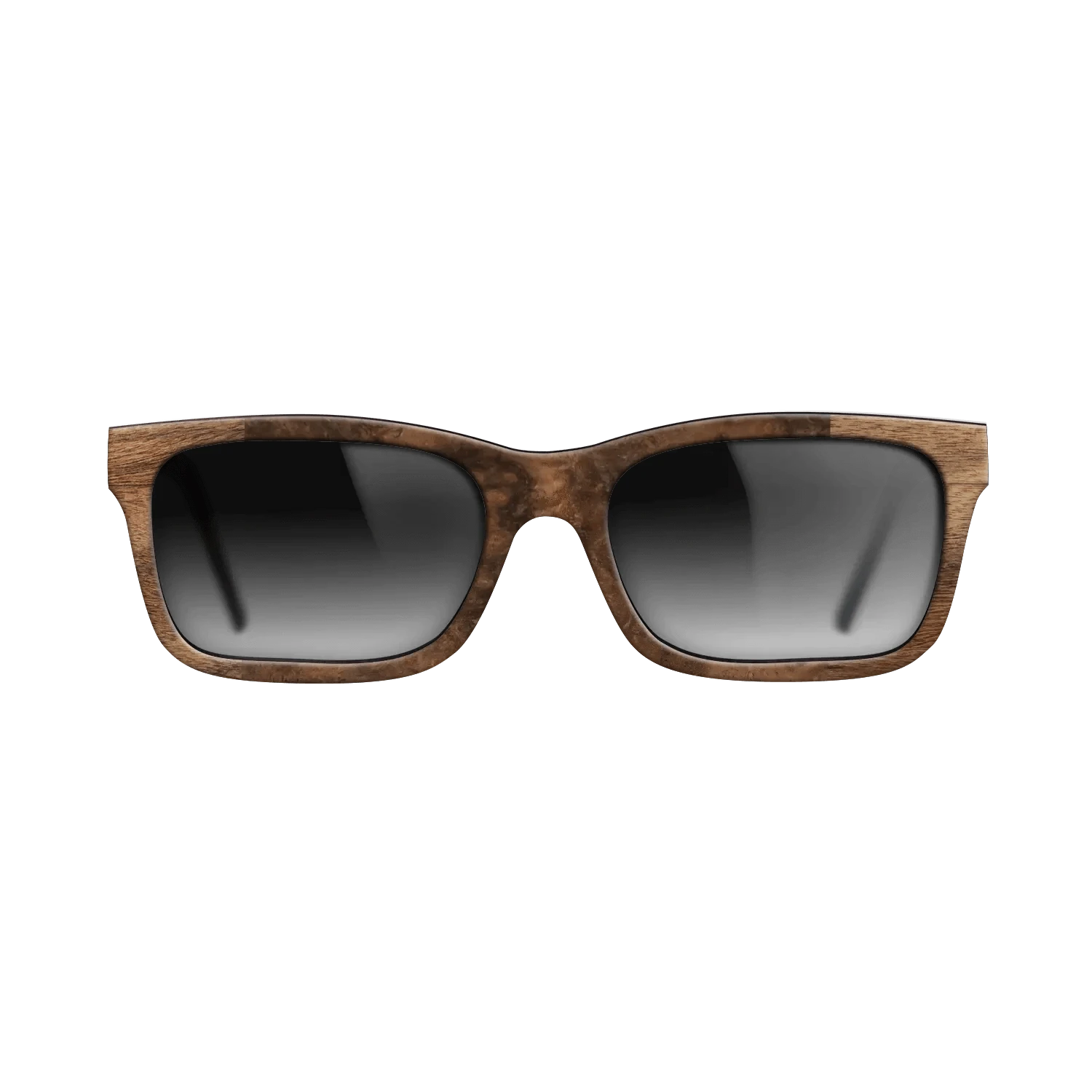 Walnut Claro Dark,Walnut Burl: Bauhaus - The Sage - Rectangle - SIRIS wood optic