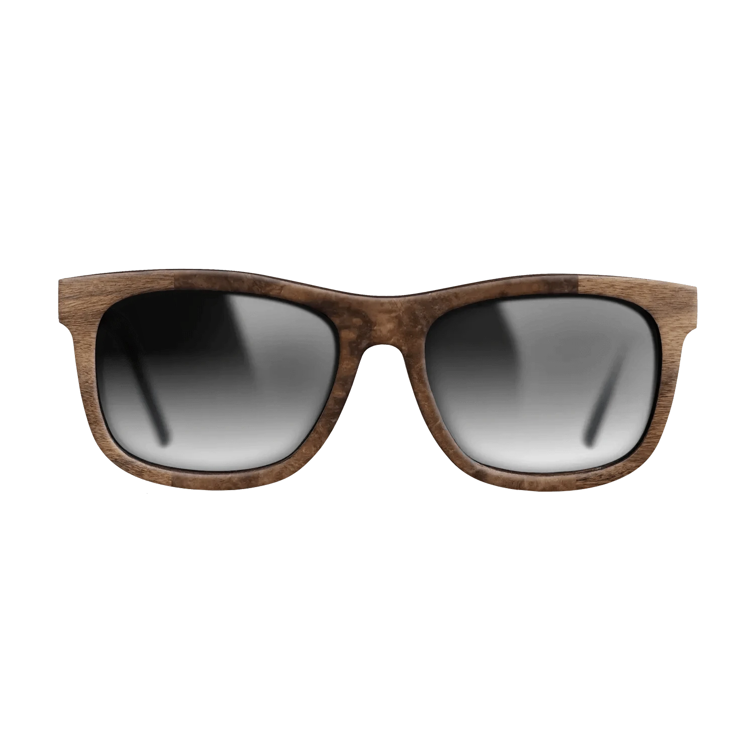 Walnut Claro Dark,Walnut Burl: Bauhaus - The Hero - Square - SIRIS wood optic