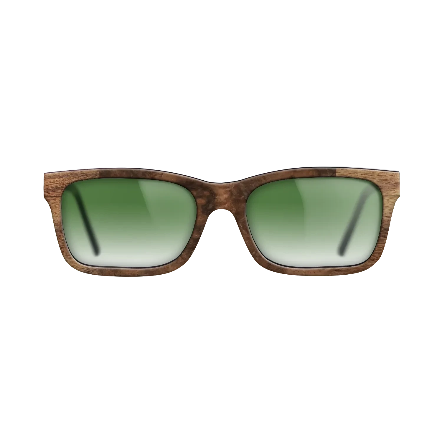 Walnut Claro Dark,Walnut Burl: Bauhaus - The Sage - Rectangle - SIRIS wood optic