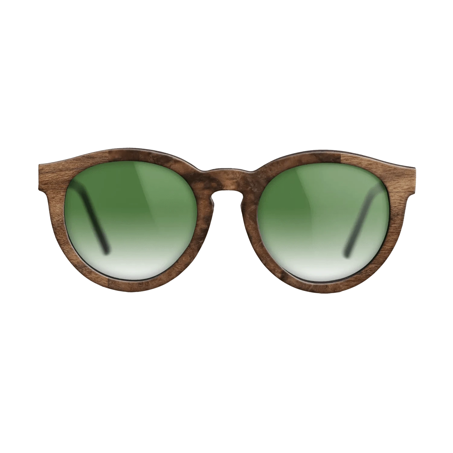 Walnut Claro Dark,Walnut Burl: Bauhaus - The Rebel - Round - SIRIS wood optic